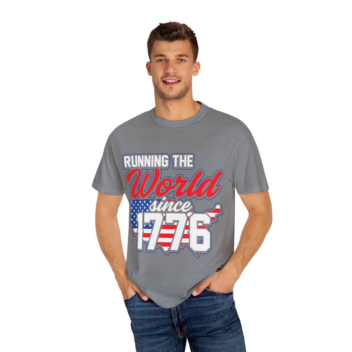 Patriotic Graphic Tee for Freedom Lovers, Fourth of July Shirt, Casual Summer Wear, USA Independence Day, Gift for Veterans