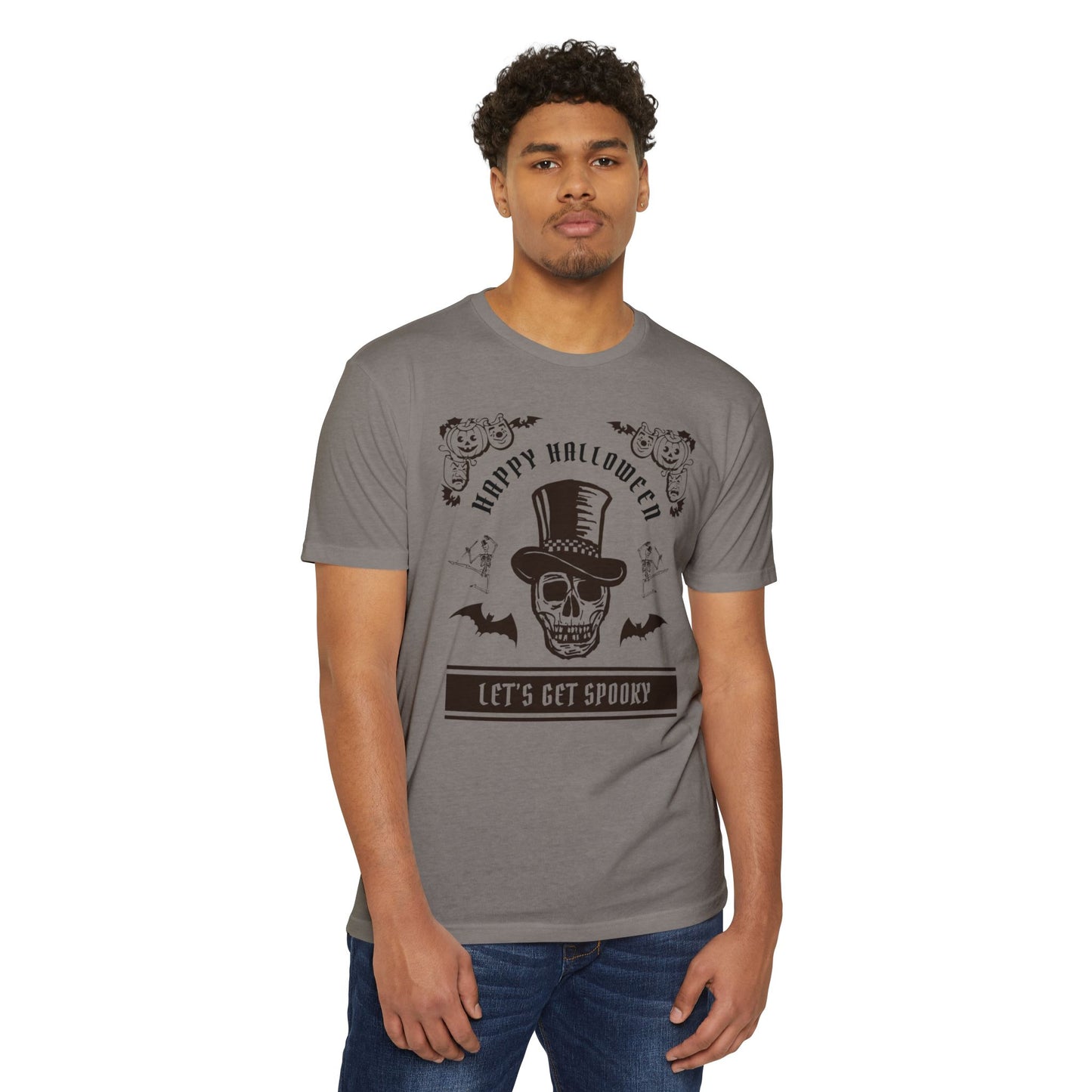 π©ππ¦ππΊπ»π·οΈβ¨ Letβs Get Spooky β Classy Halloween Skull in Top Hat Tee