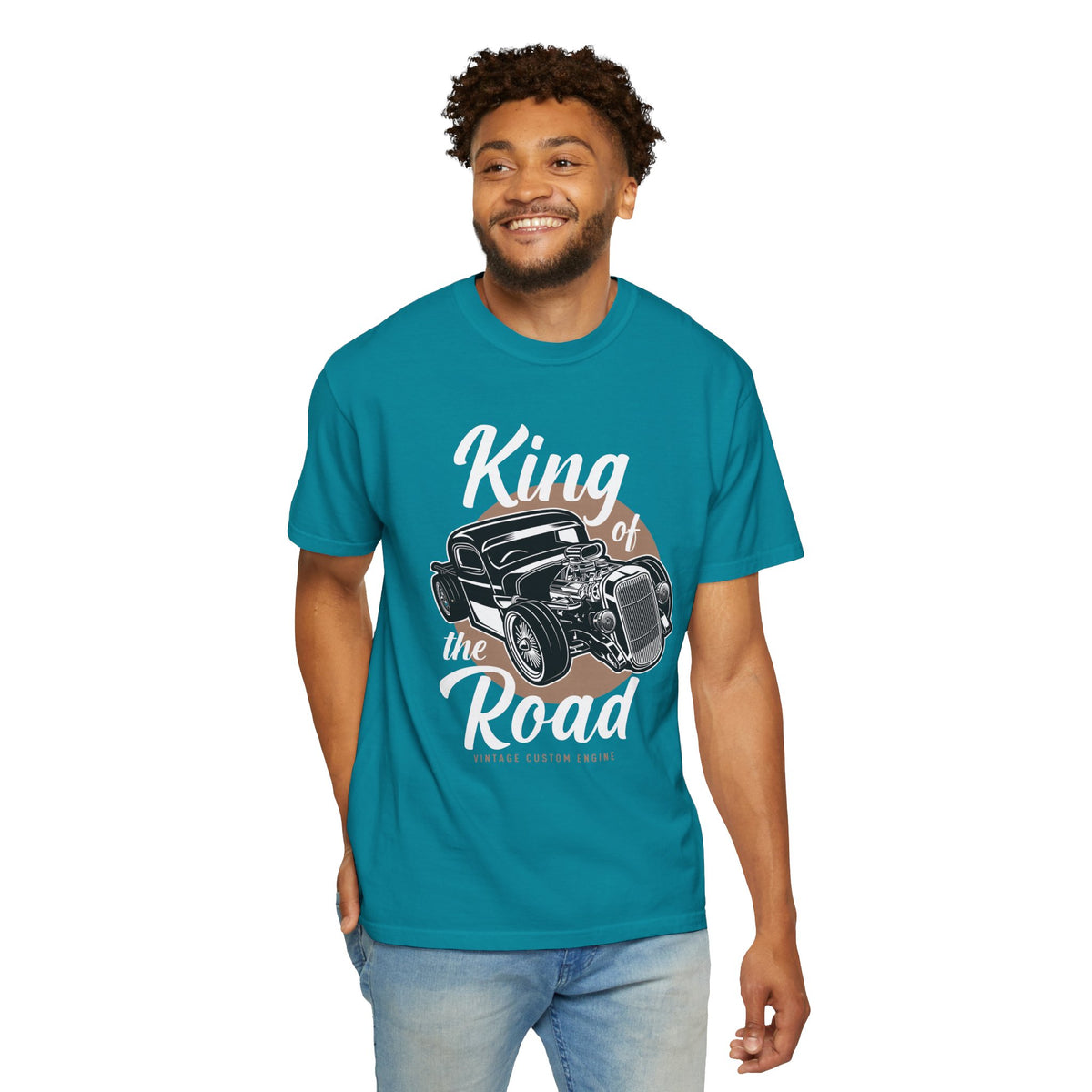 Vintage Car Graphic T-Shirt, King of the Road Tee, Unisex Shirt, Perfect for Car Lovers, Gift for Him, Automotive Apparel, Retro Style Tee