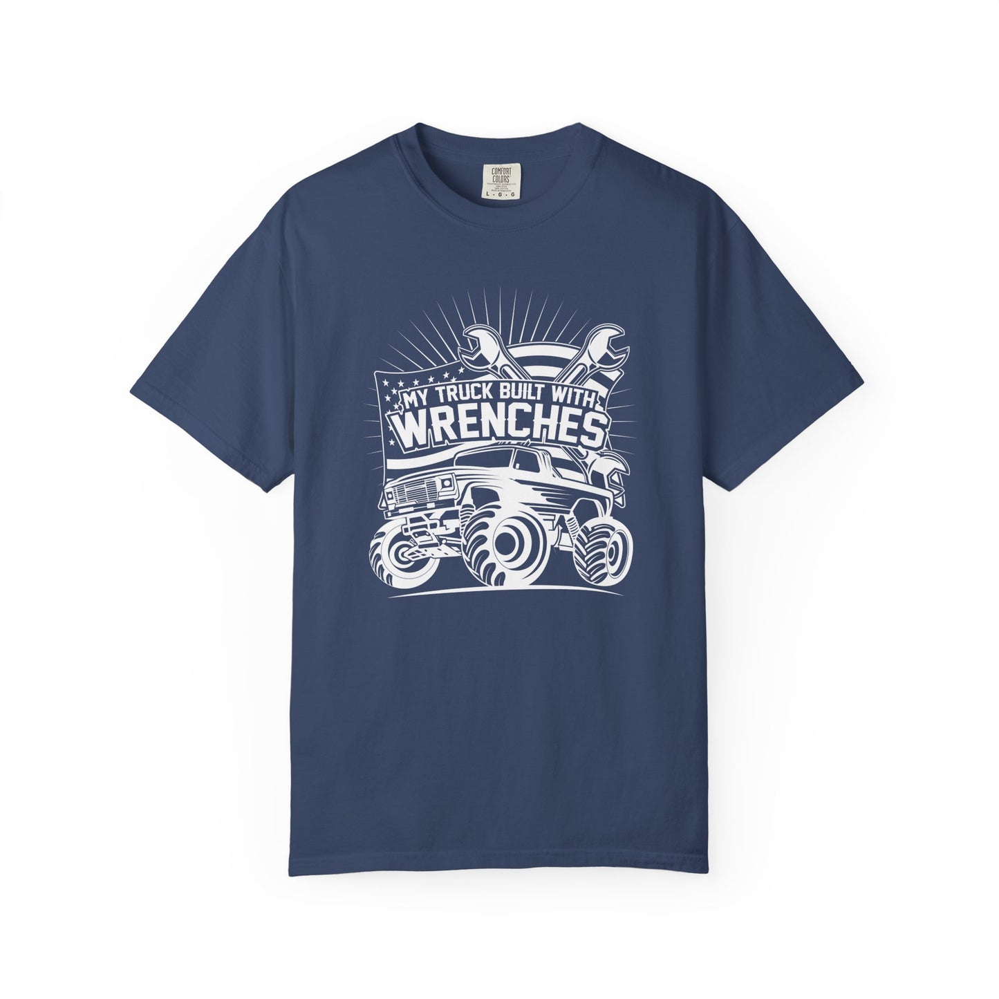 Custom Wrench Graphic T-Shirt, Truck Enthusiast Tee, Gift for Mechanics, Birthday Present, Casual Wear, Unisex Style