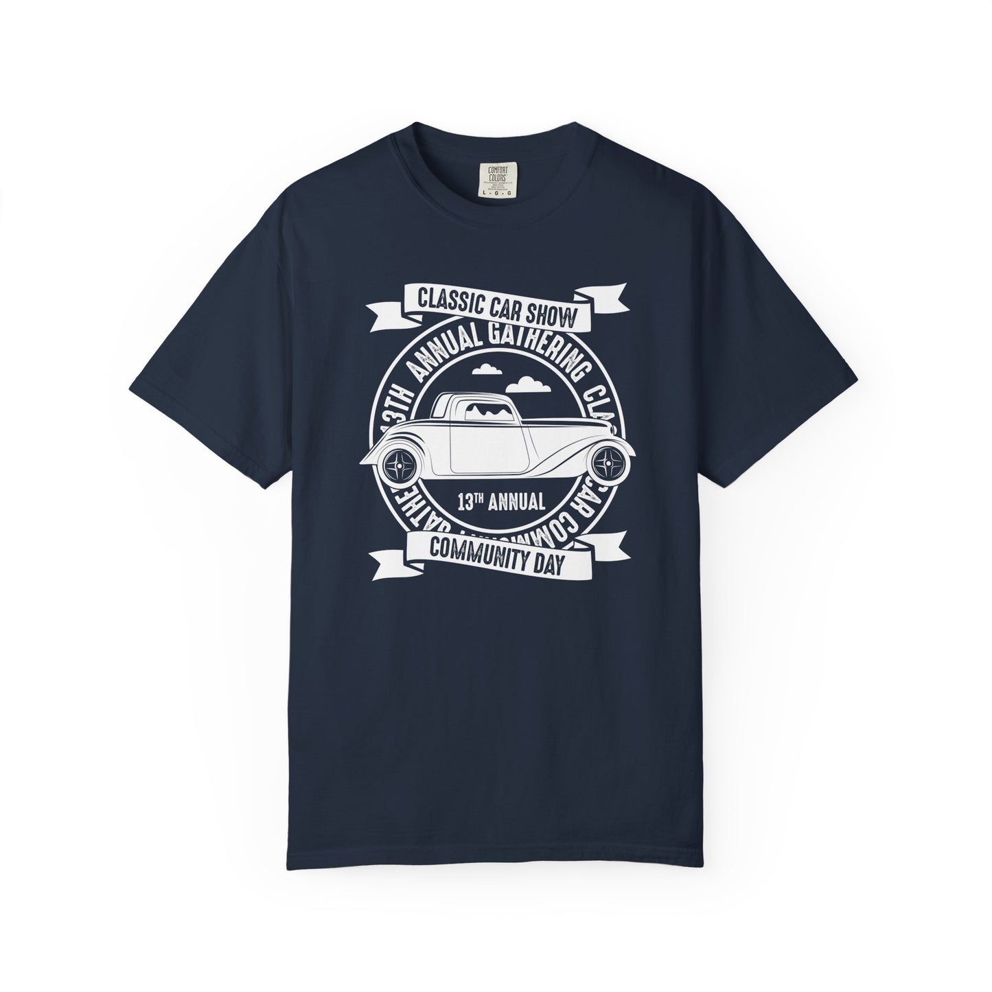 Classic Car Show T-Shirt, Vintage Auto Tee, Car Enthusiast Gift, Community Event Apparel, Father's Day Gift, Unisex Car Show Shirt
