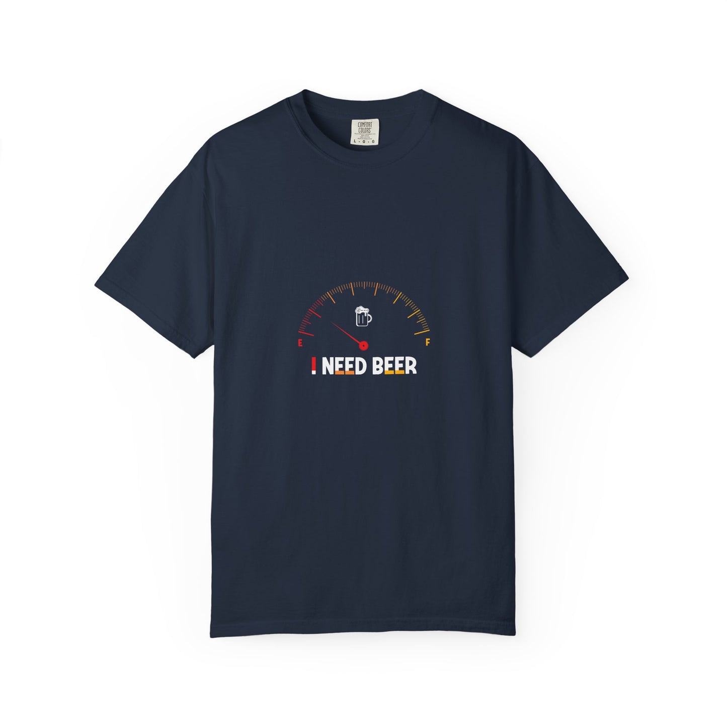 Beer Gauge T-Shirt – I Need Beer Fuel