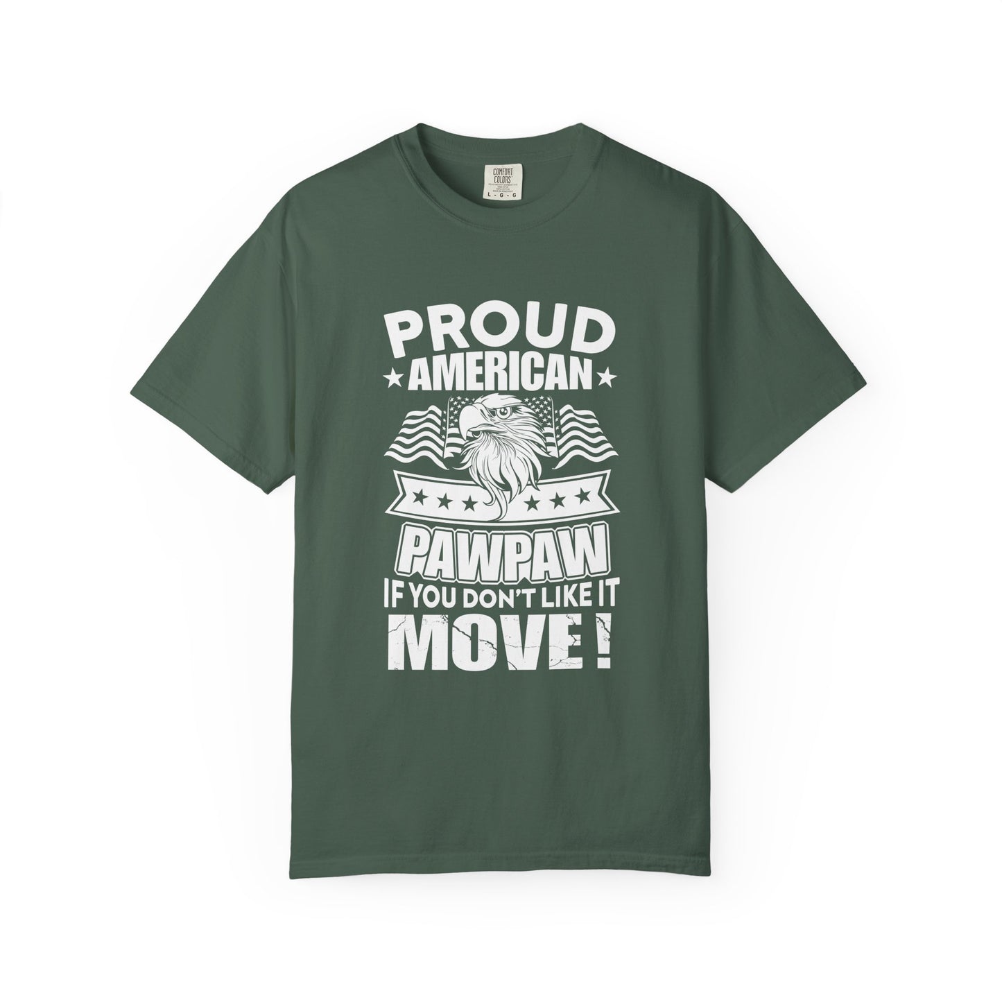 Proud American Pawpaw T-Shirt, Unisex Patriotic Tee, Father's Day Gift, Casual Summer Wear, Independence Day Apparel, Gift for Dad