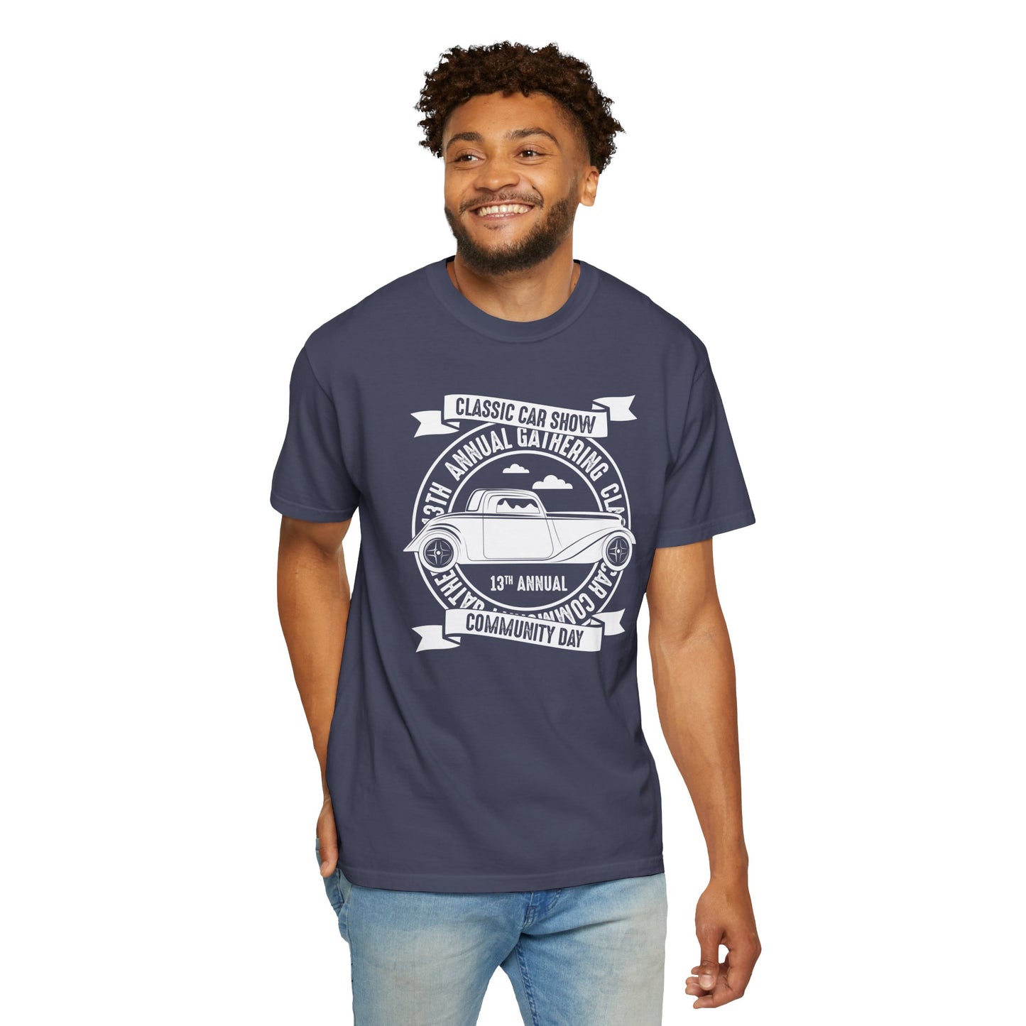 Classic Car Show T-Shirt, Vintage Auto Tee, Car Enthusiast Gift, Community Event Apparel, Father's Day Gift, Unisex Car Show Shirt