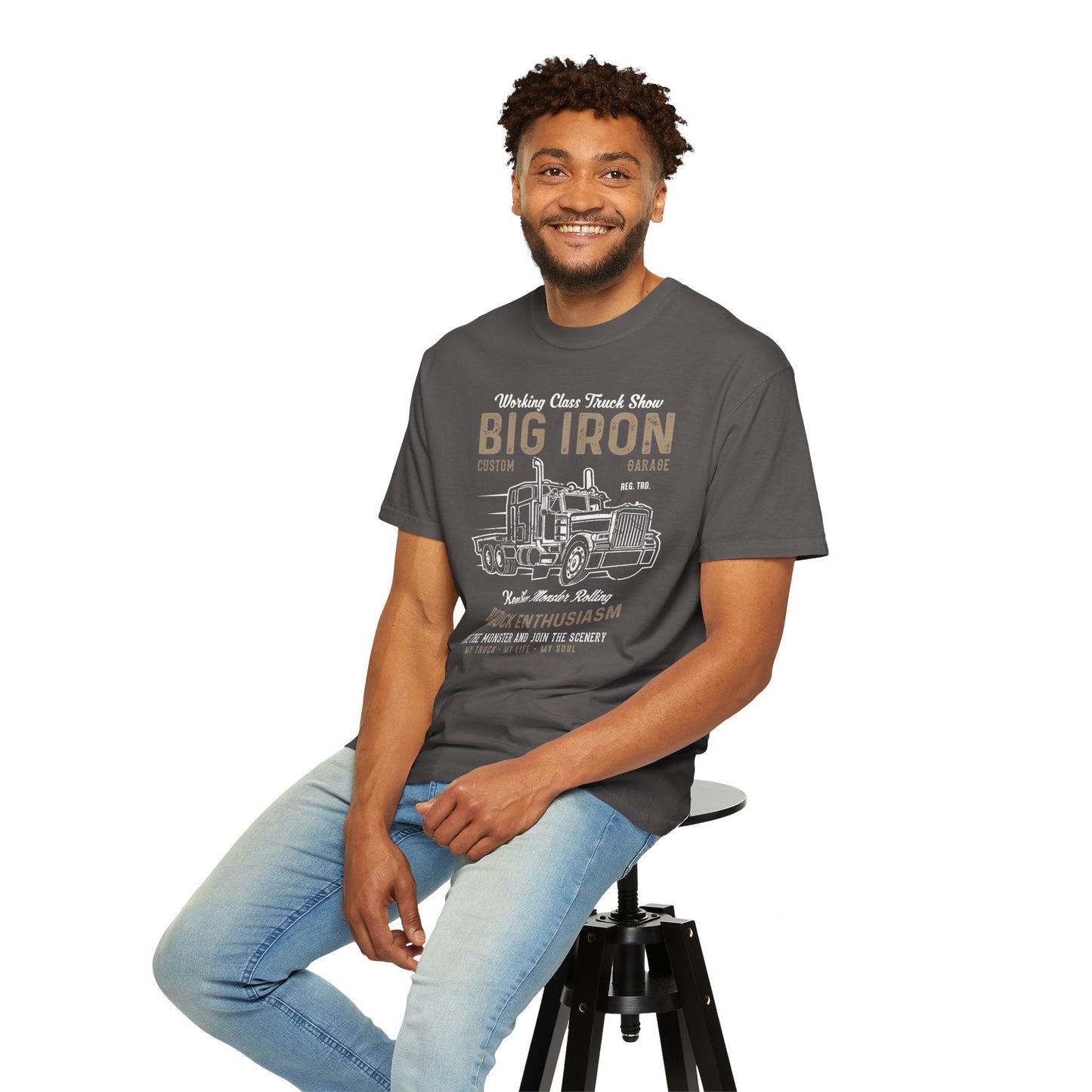 Big Truck Enthusiast Unisex T-Shirt, Perfect for Truck Lovers, Automotive Gifts, Casual Wear, Father's Day, Birthday Gift