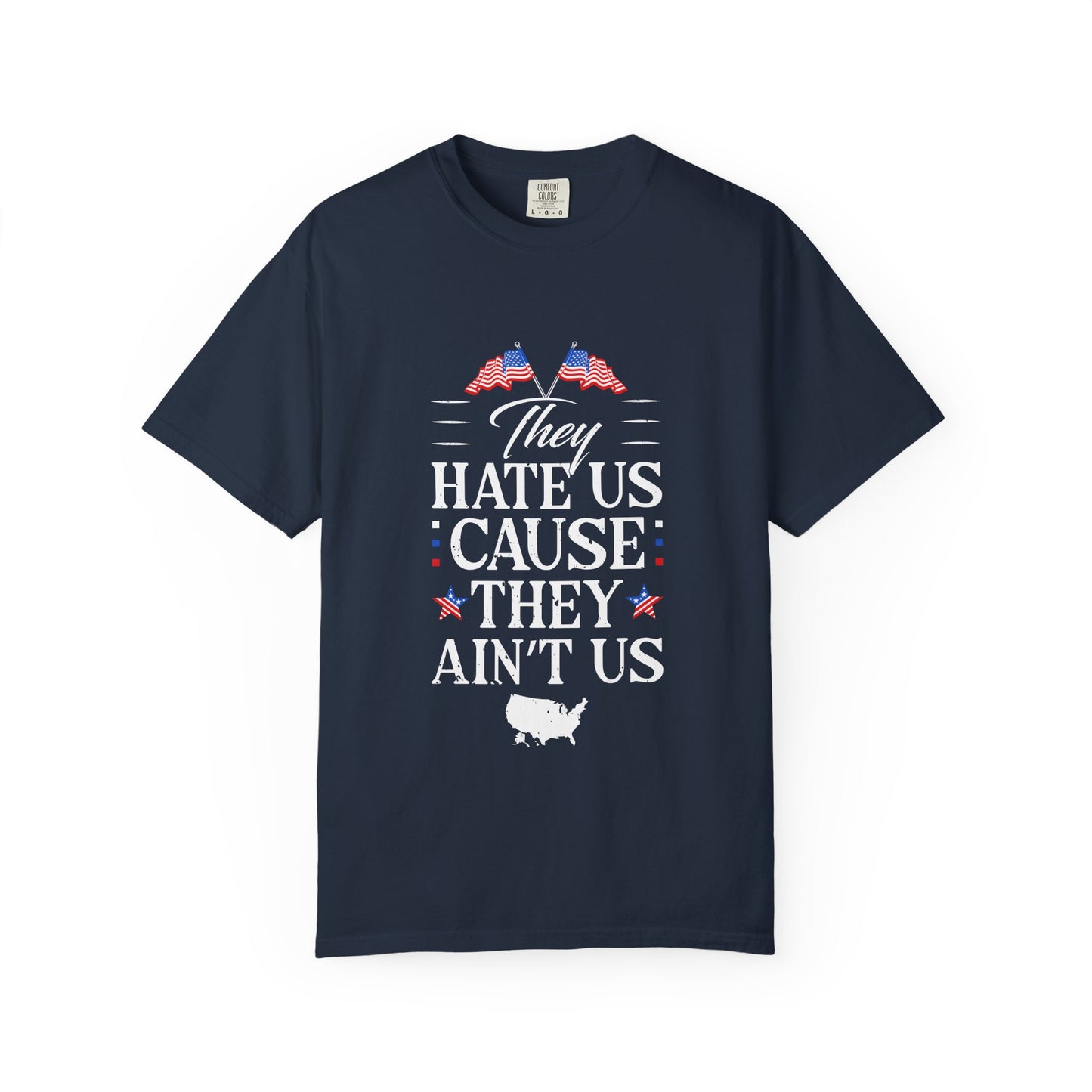 Patriotic Statement T-shirt, Casual Unisex Tee for Independence Day, Gift for Friends, Everyday Wear, Comfort and Style