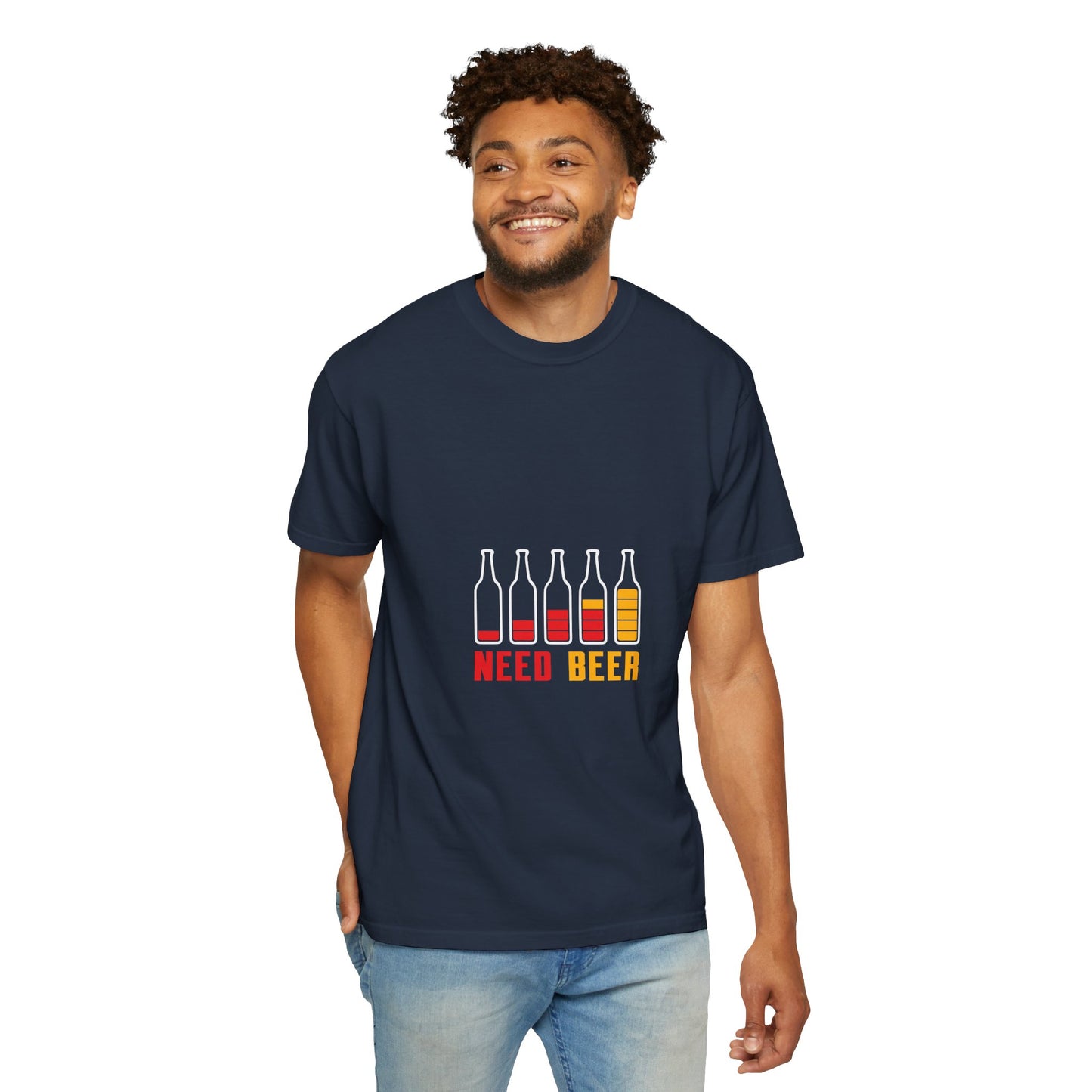 Low Battery Beer T-Shirt – Need Beer Now!