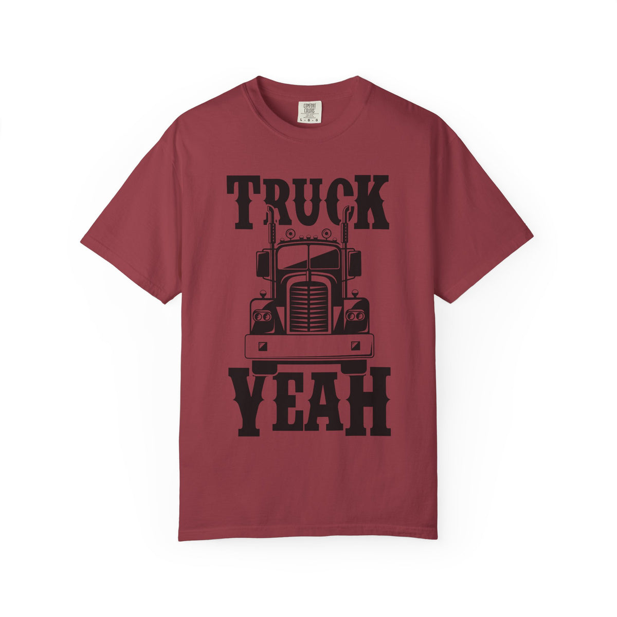 Truck Yeah Unisex Garment-Dyed T-Shirt, Casual Tee, Gift for Truck Lovers, Birthday Present, Road Trip Apparel, Fun Outdoors Shirt