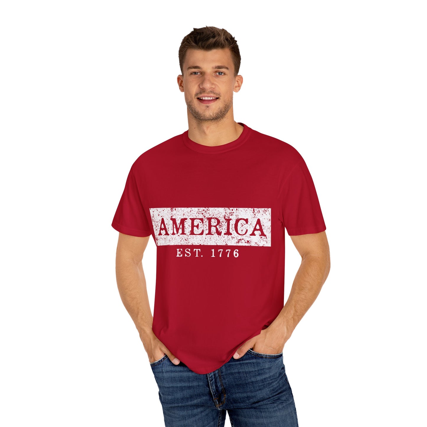 Vintage America T-Shirt - Unisex Comfort Tee, Independence Day Apparel, 4th of July Gift, Casual Wear, American Pride