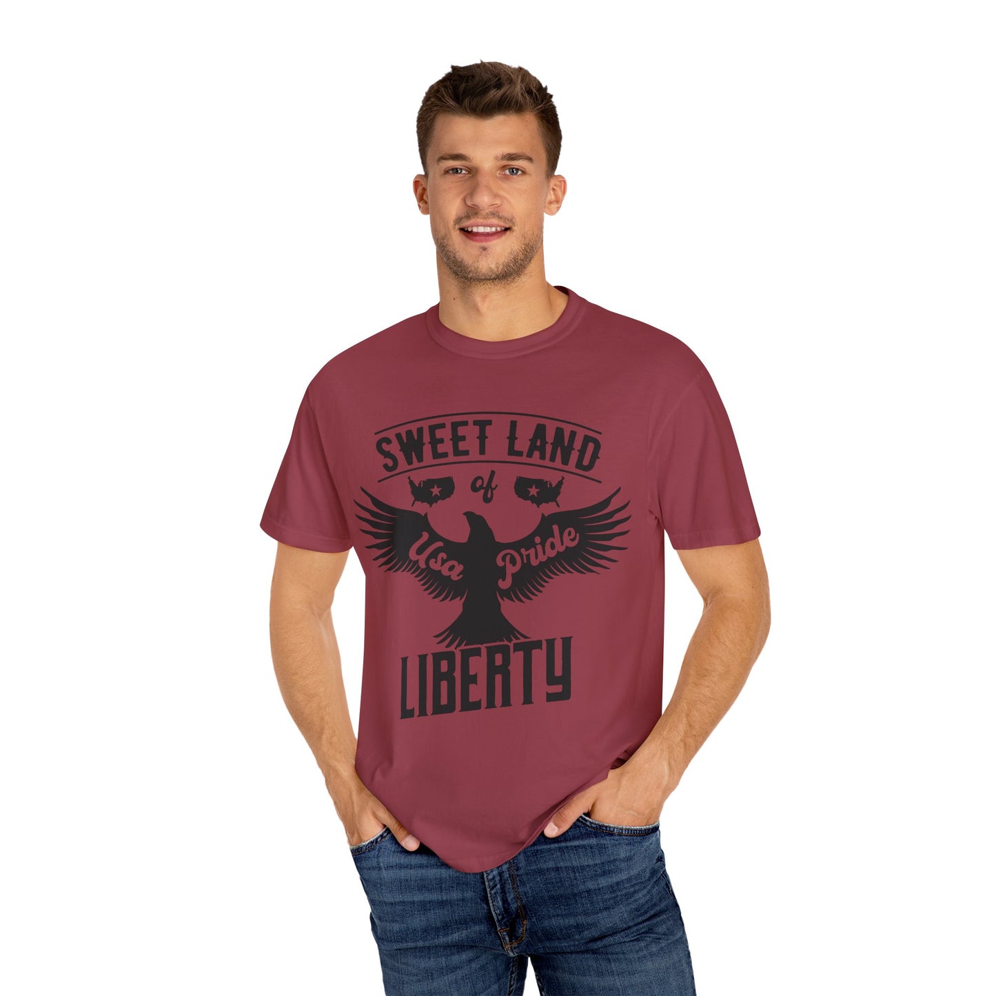 Sweet Land of Liberty Shirt – USA Pride Eagle Graphic Tee for True Patriots