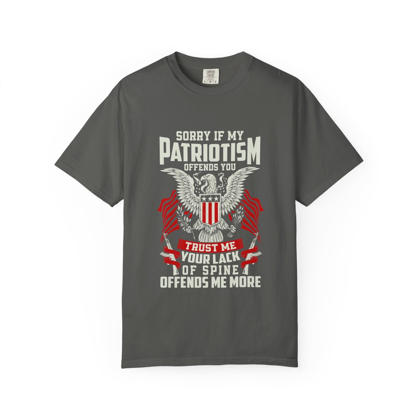 Patriotic T-Shirt for Proud Americans, Unisex Casual Tee, Gift for Veterans, Fourth of July Apparel, Statement Shirt
