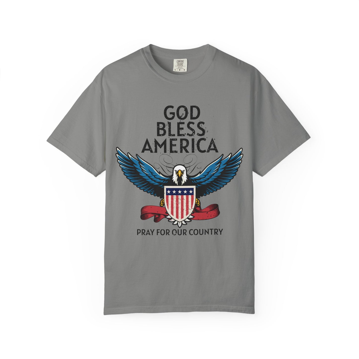 God Bless America Eagle T-Shirt, Patriotic Tee, Unisex T-Shirt, Prayer Shirt, USA Pride Apparel, Memorial Day Gift