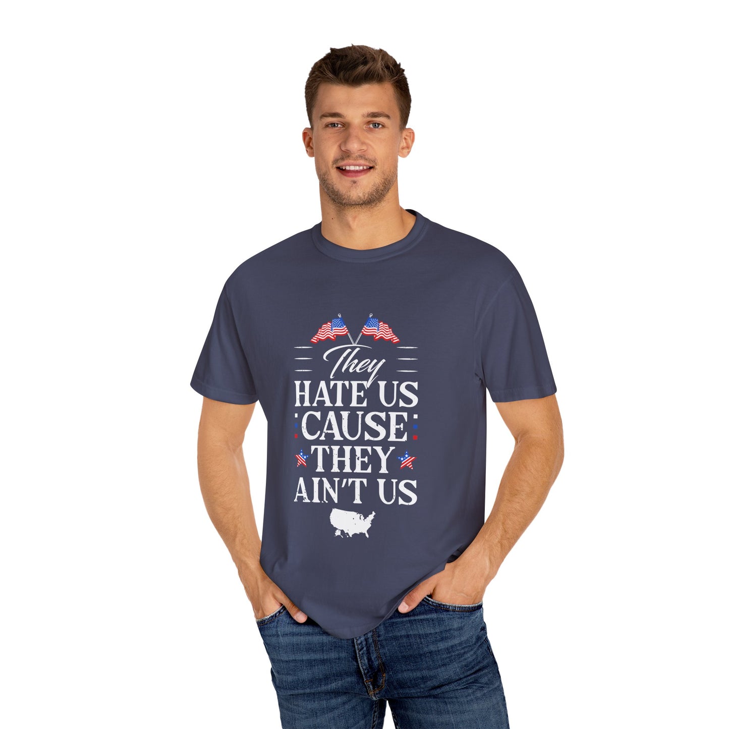 Patriotic Statement T-shirt, Casual Unisex Tee for Independence Day, Gift for Friends, Everyday Wear, Comfort and Style