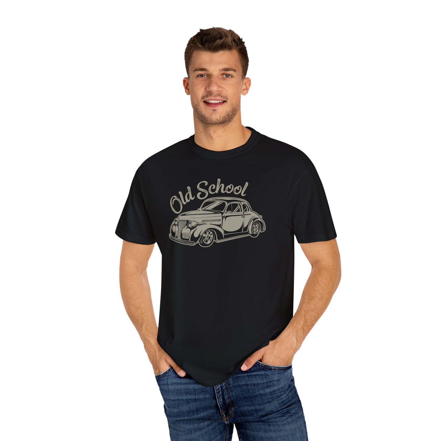 Vintage Car Graphic Unisex T-Shirt, Retro Old School Tee, Gift for Car Lovers, Casual Everyday Wear, Unique Fashion Apparel