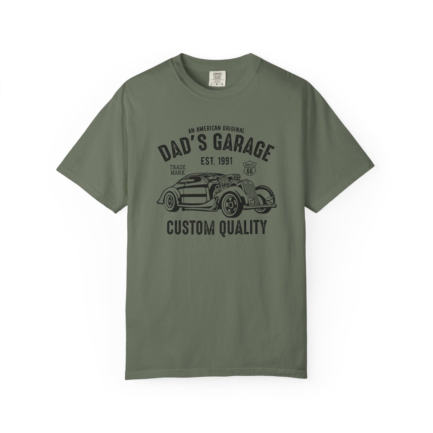 Vintage Dad's Garage T-Shirt, Gift for Car Enthusiasts, Father's Day Tee, Unisex Graphic Tee, Custom Quality Shirt, Casual Wear