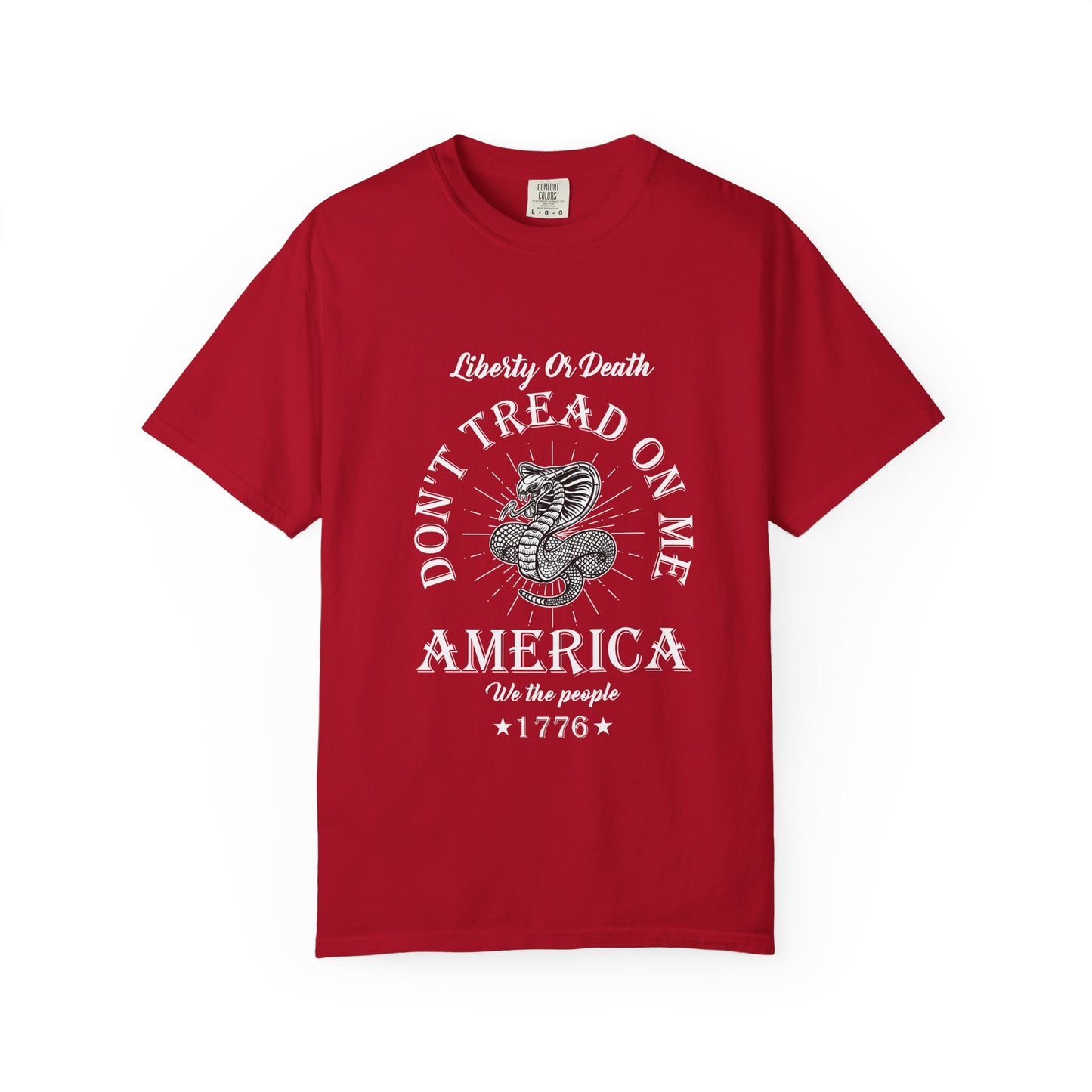 Patriotic Graphic T-Shirt, Freedom Tee, Don't Tread on Me Shirt, Casual Independence Day Apparel, Vintage Style Unisex Top