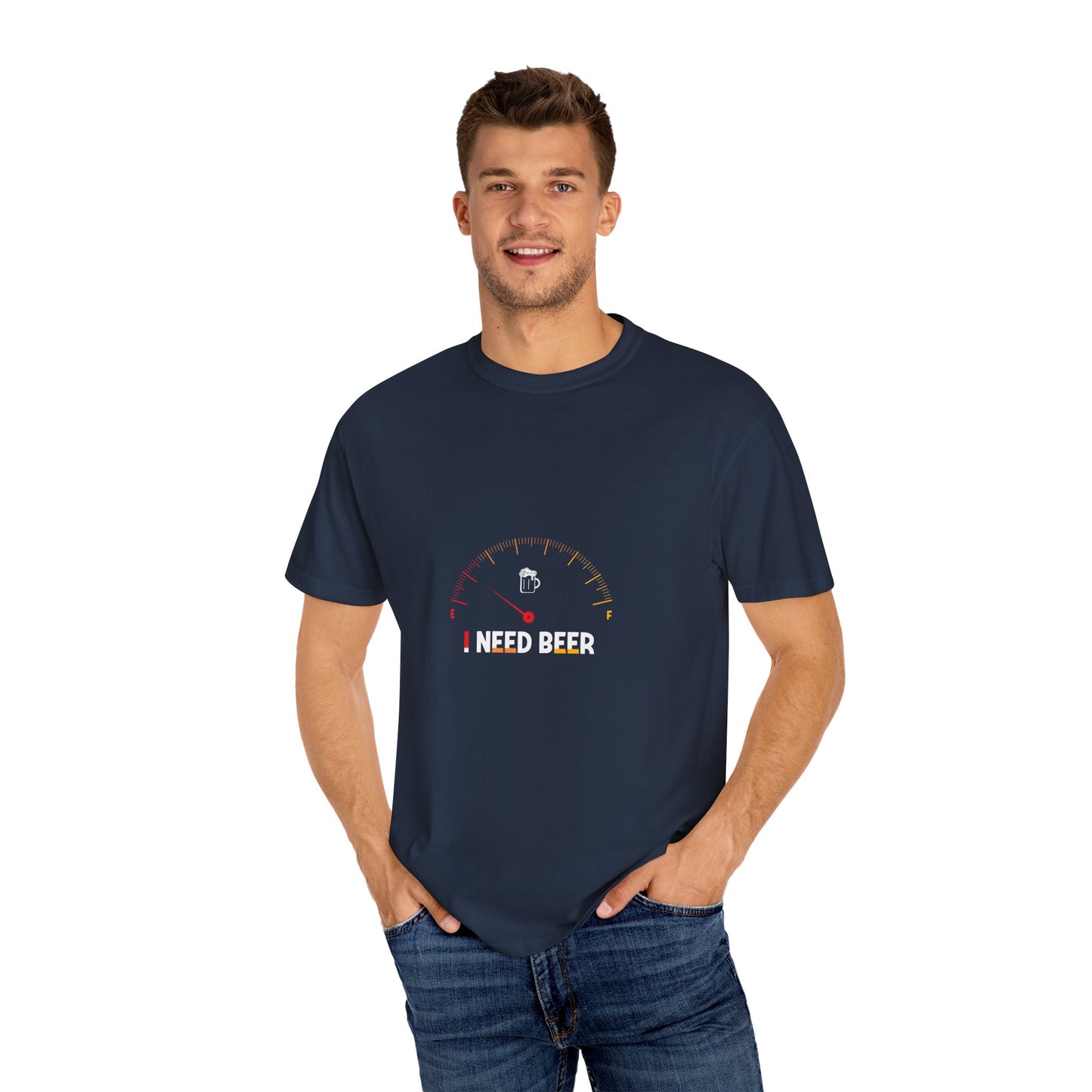 Beer Gauge T-Shirt – I Need Beer Fuel