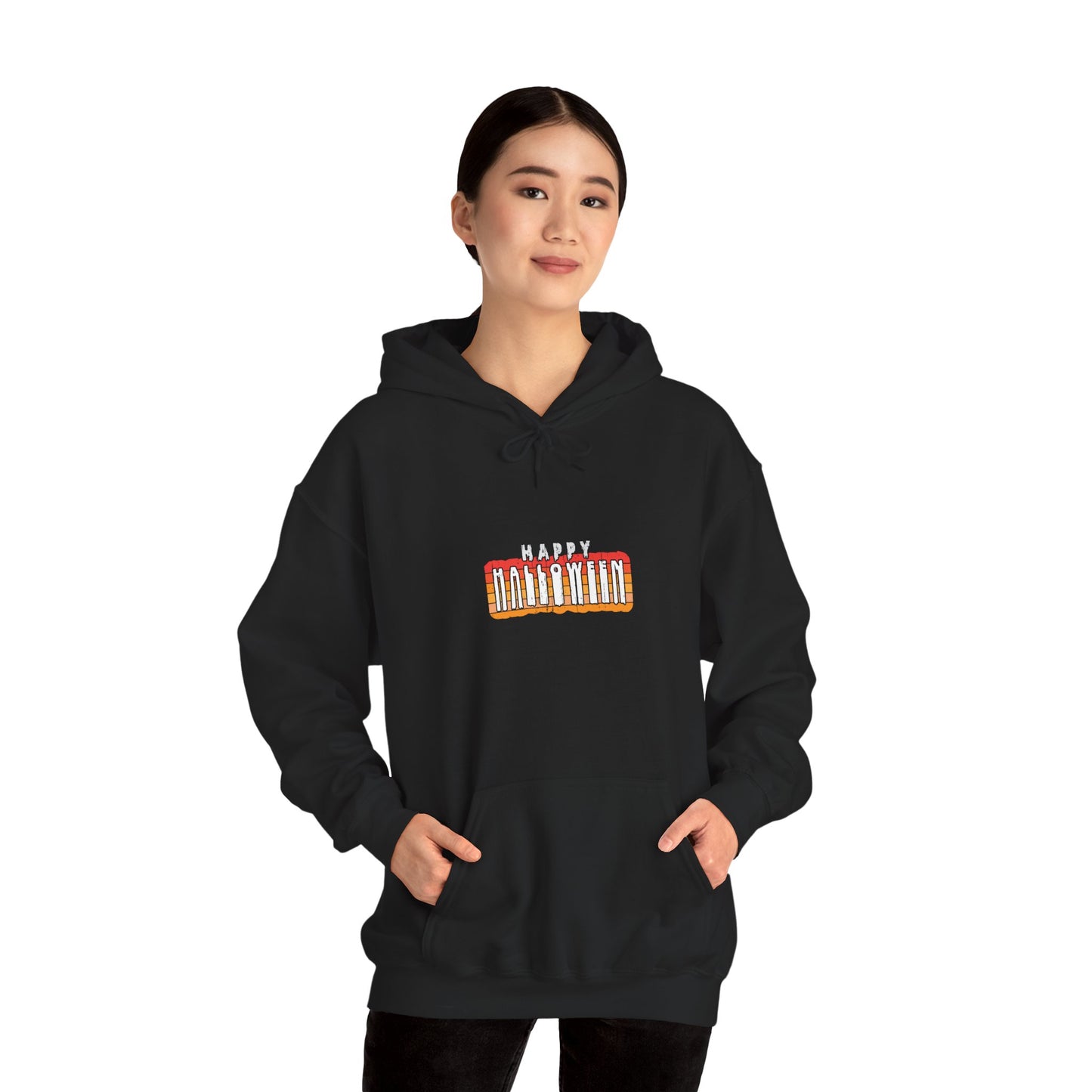 π Hoodie: Retro Sunset Halloween Heat