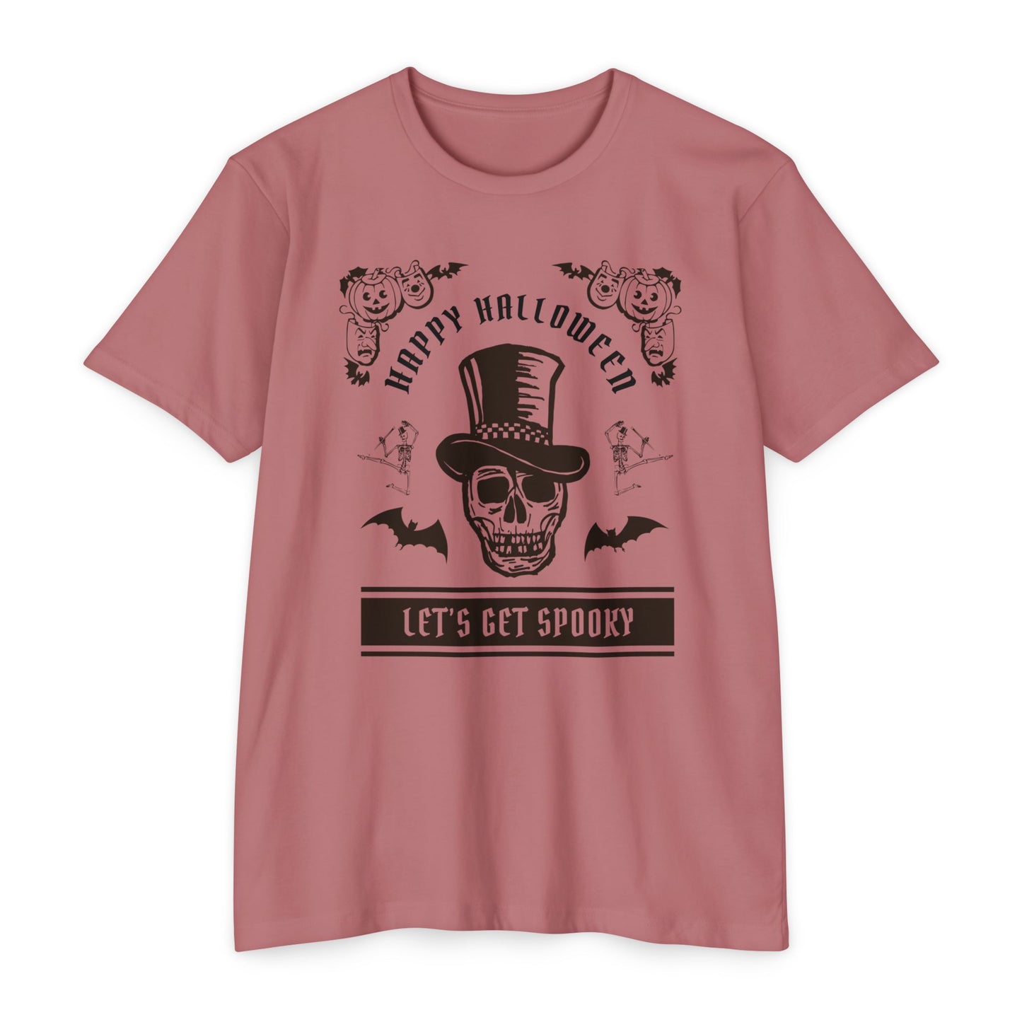 π©ππ¦ππΊπ»π·οΈβ¨ Letβs Get Spooky β Classy Halloween Skull in Top Hat Tee