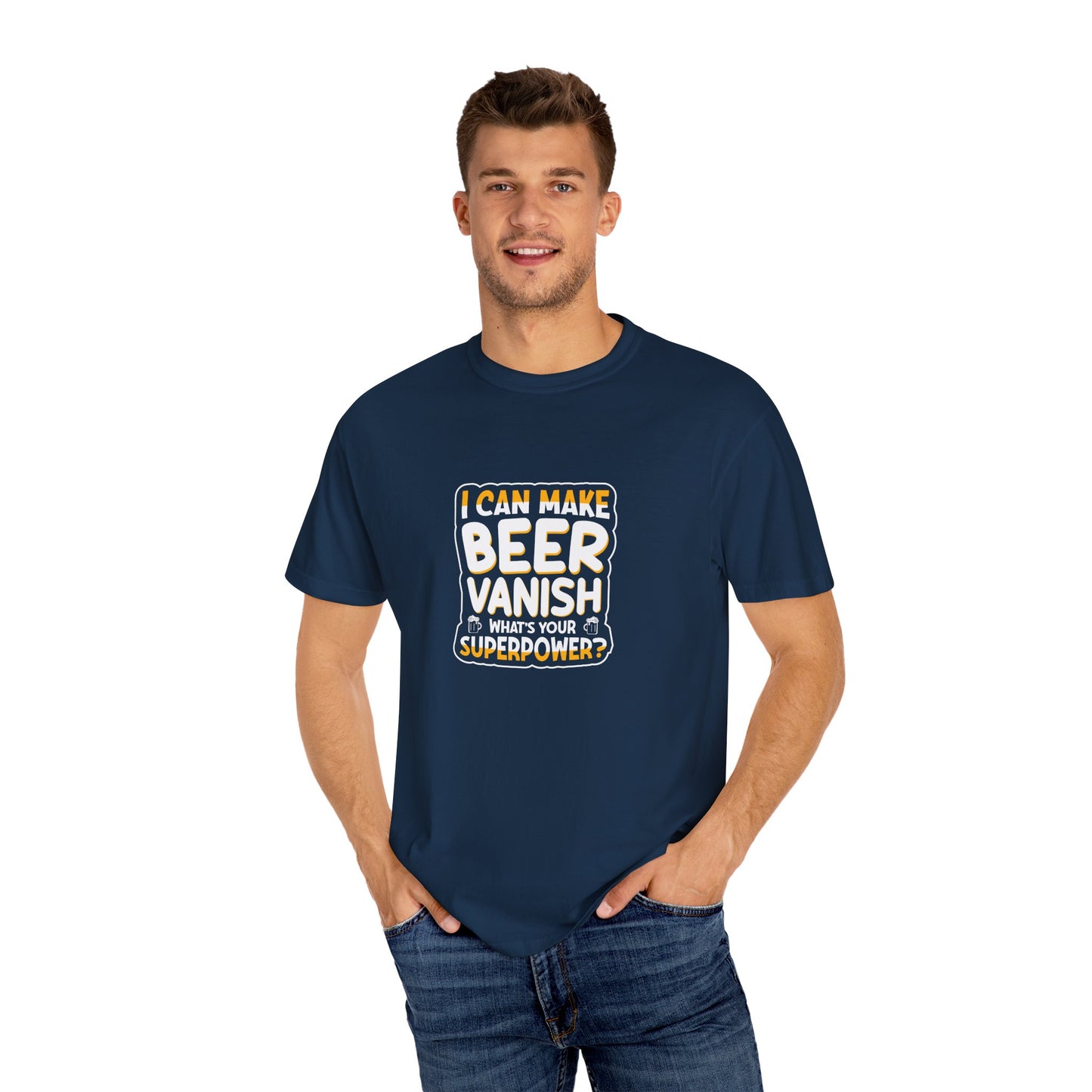 Beer Vanish Superpower T-Shirt – Funny Drinking Tee