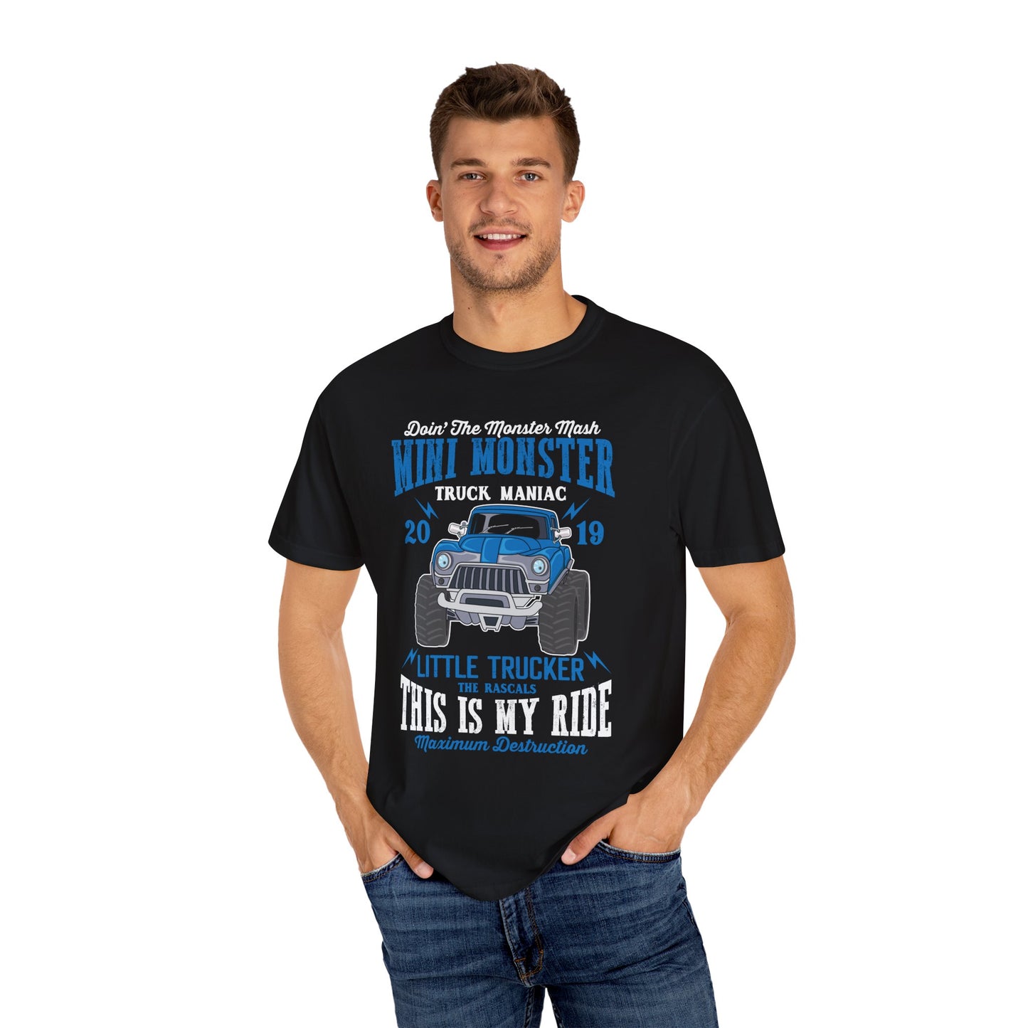 Monster Truck Lover T-Shirt, Gift for Truck Enthusiasts, Unisex Graphic Tee, Kids & Adults, Perfect for Birthdays & Celebrations