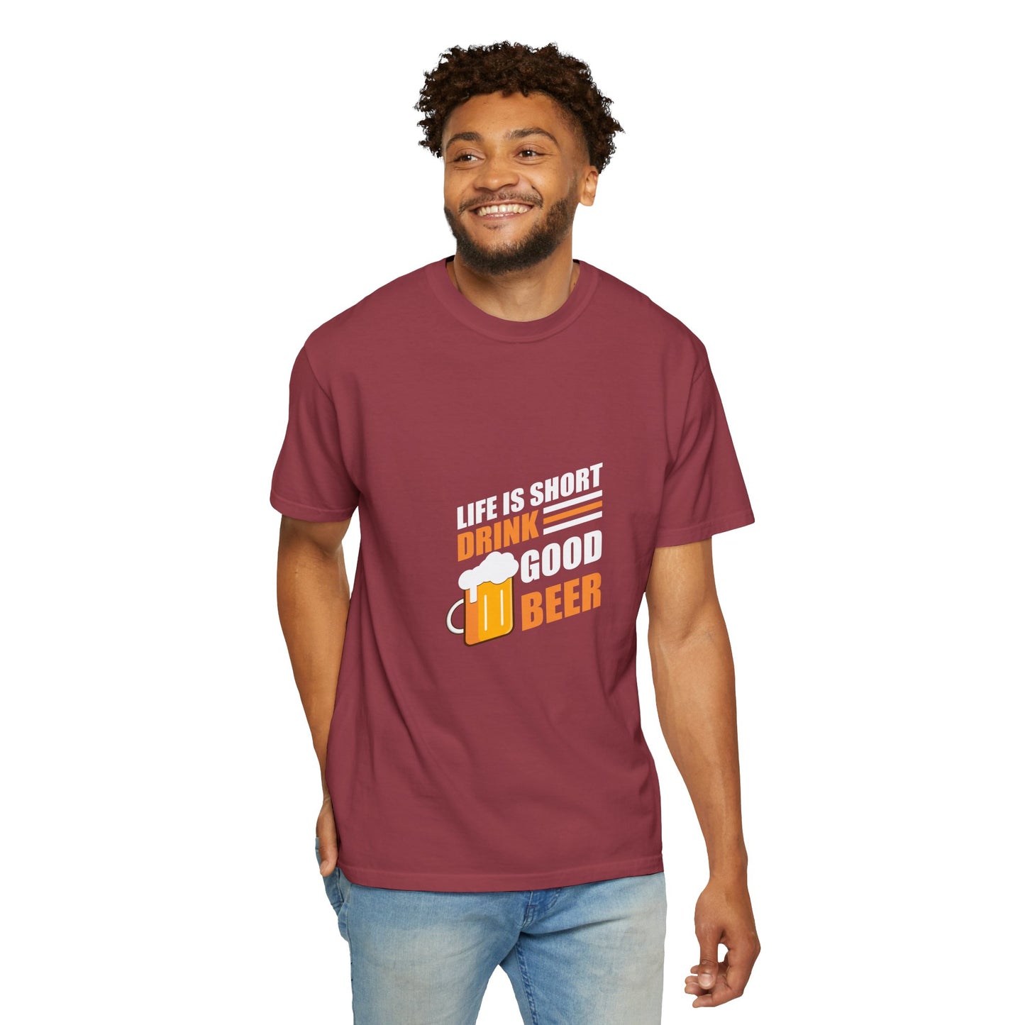 Life Is Short Drink Good Beer T-Shirt – Bold & Refreshing Design