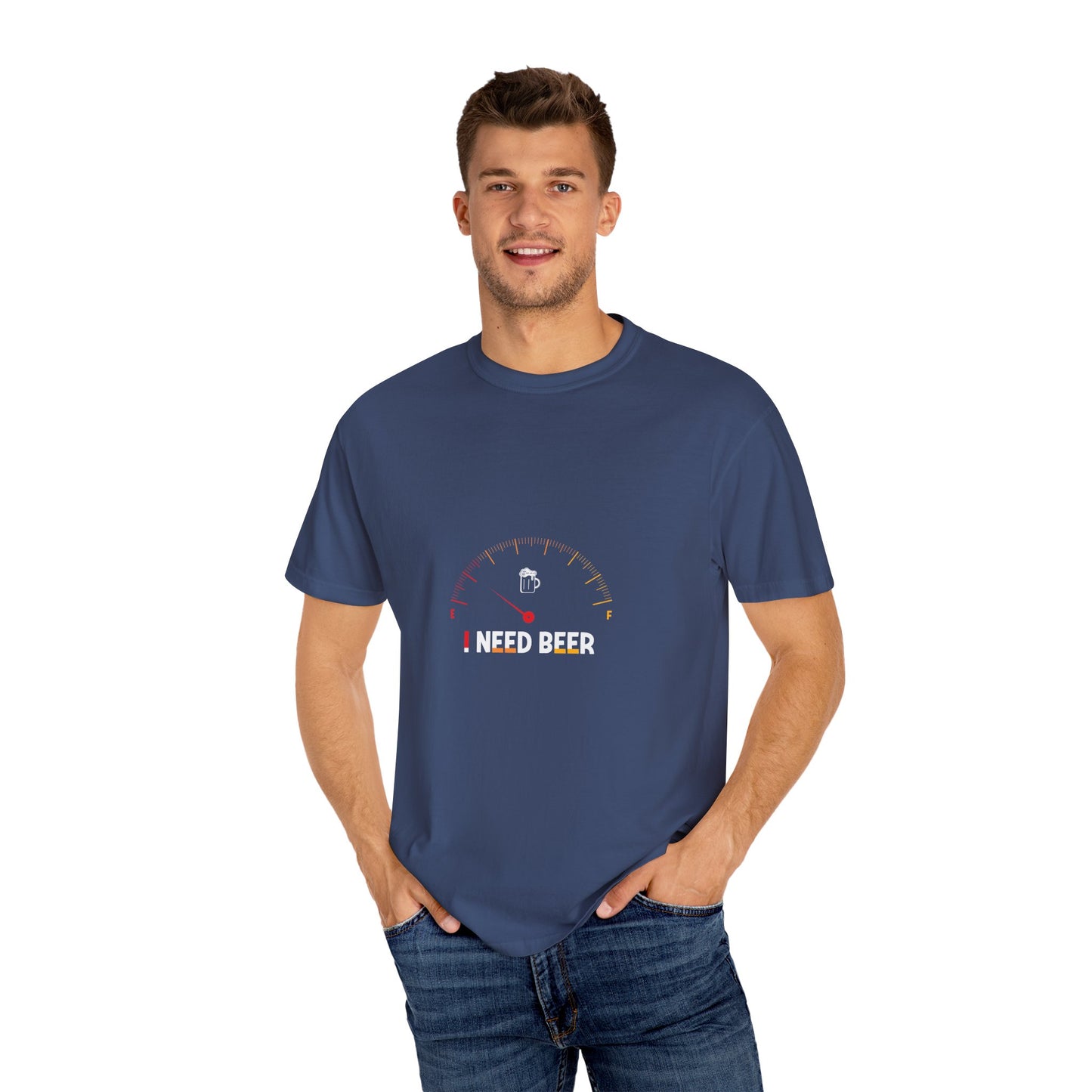 Beer Gauge T-Shirt – I Need Beer Fuel