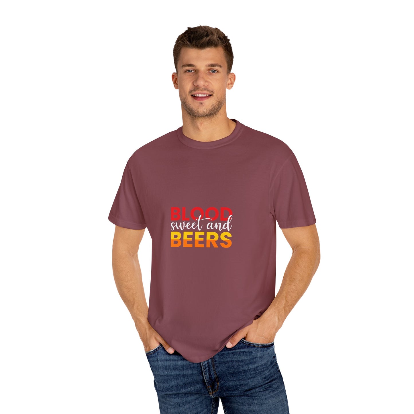 Blood Sweat and Beers T-Shirt – Work Hard, Chill Harder