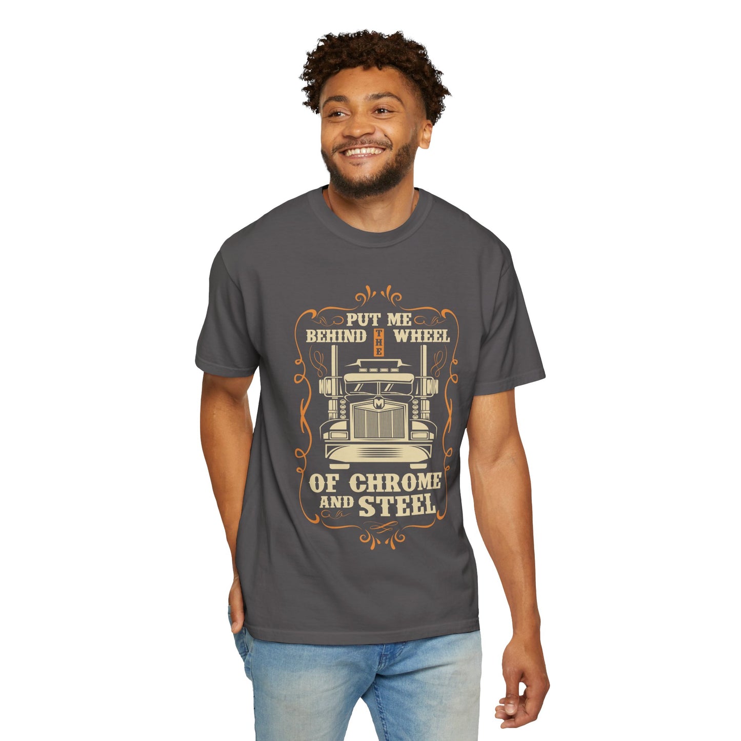 Chrome and Steel Unisex T-Shirt, Great for Car Lovers, Gift for Mechanics, Automotive Enthusiasts, Father's Day, Vintage Style Tee