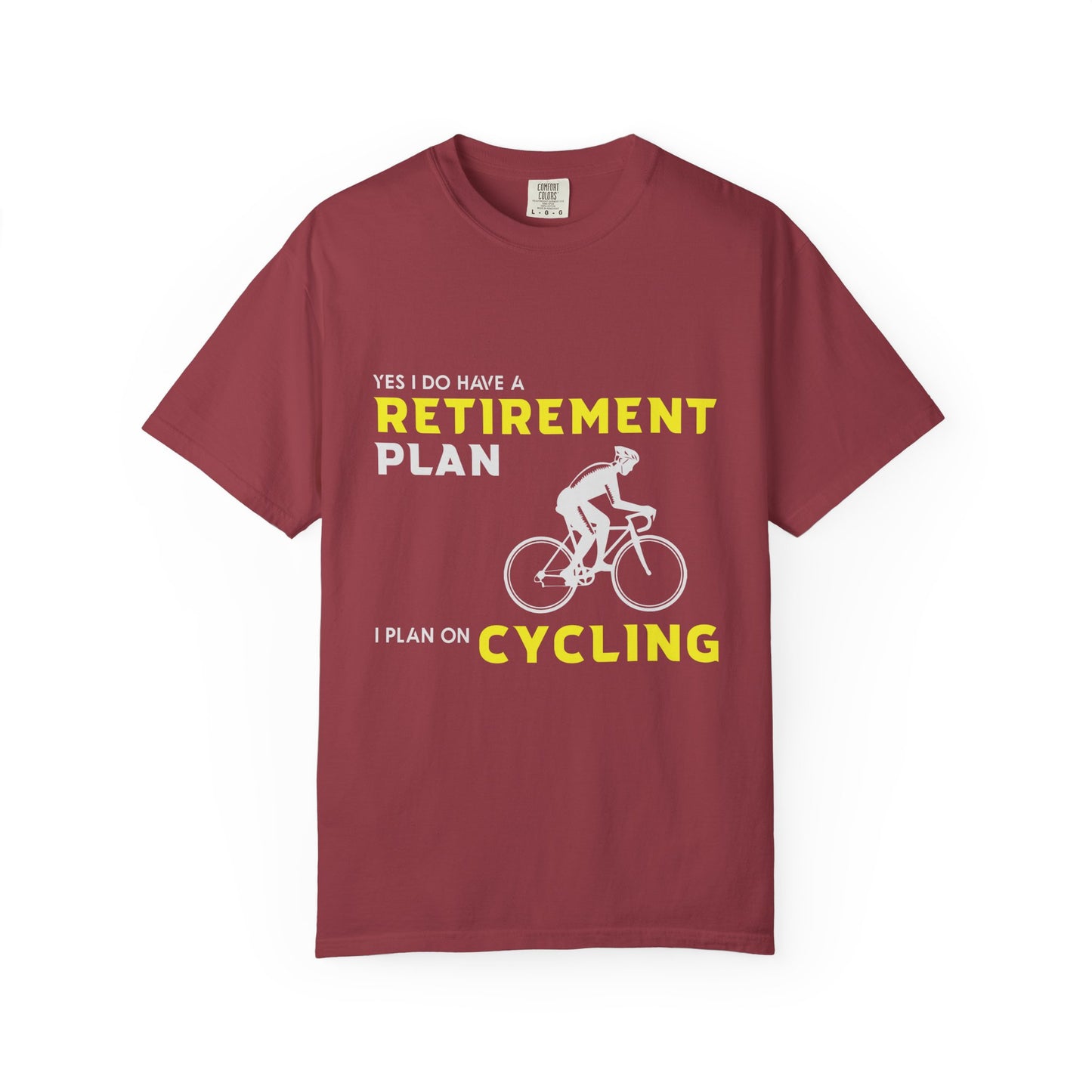 Cycling Retirement Plan T-Shirt, Fun Cycling Apparel, Gift for Retirees, Unisex Shirt for Cycling Enthusiasts, Outdoor Adventure Tee