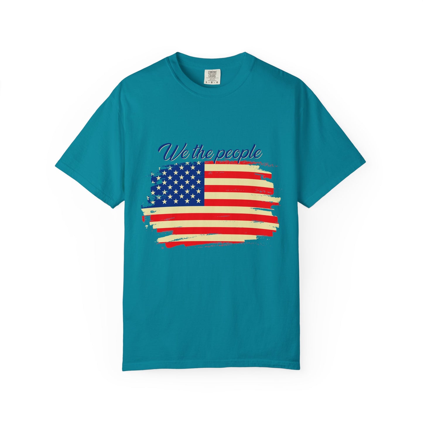 Patriotic Unisex T-shirt, We the People Shirt, American Flag Tee, Casual Everyday Wear, Gift for Independence Day