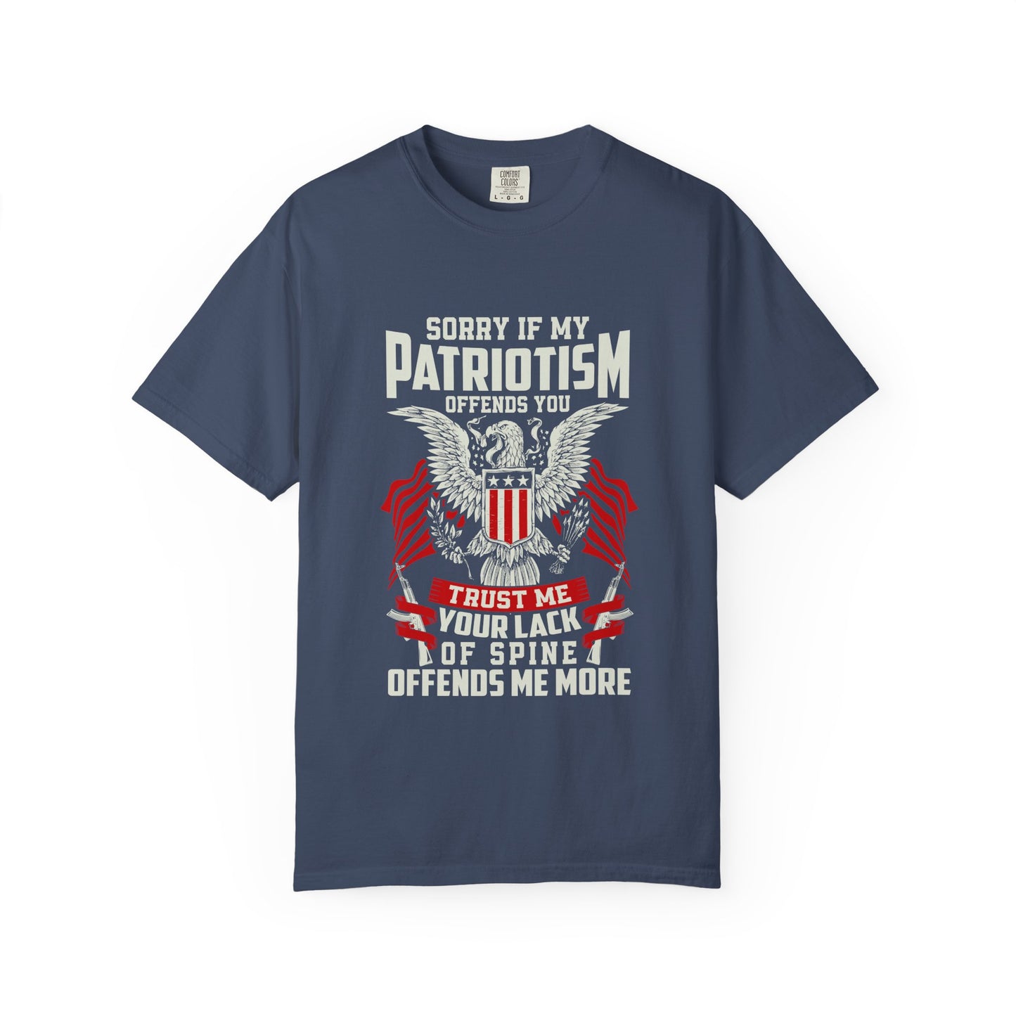 Patriotic T-Shirt for Proud Americans, Unisex Casual Tee, Gift for Veterans, Fourth of July Apparel, Statement Shirt