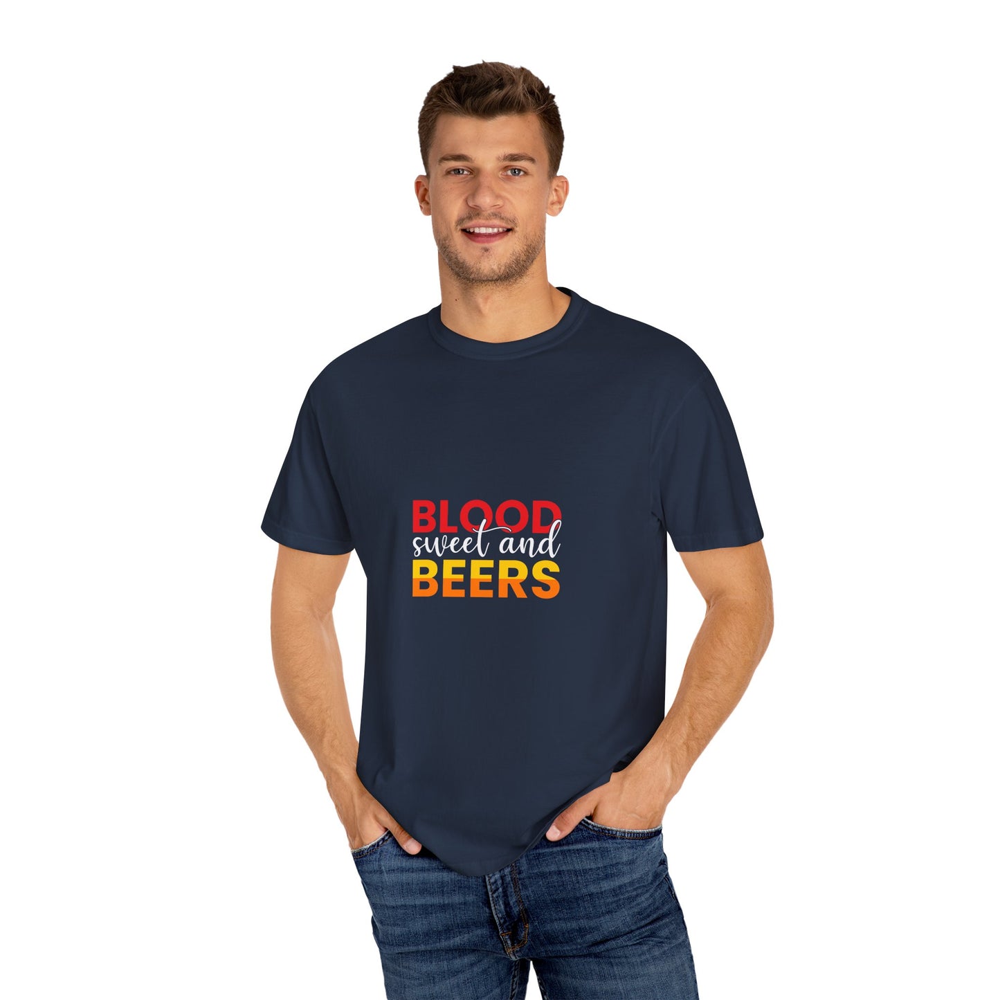 Blood Sweat and Beers T-Shirt – Work Hard, Chill Harder