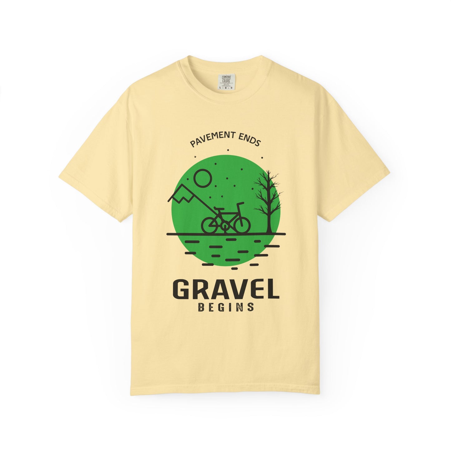 Adventurous Gravel Cycling T-shirt | Unisex Garment-Dyed Tee | Outdoor Fun | Cycling Gift | Adventure Apparel | Eco-Friendly Fashion