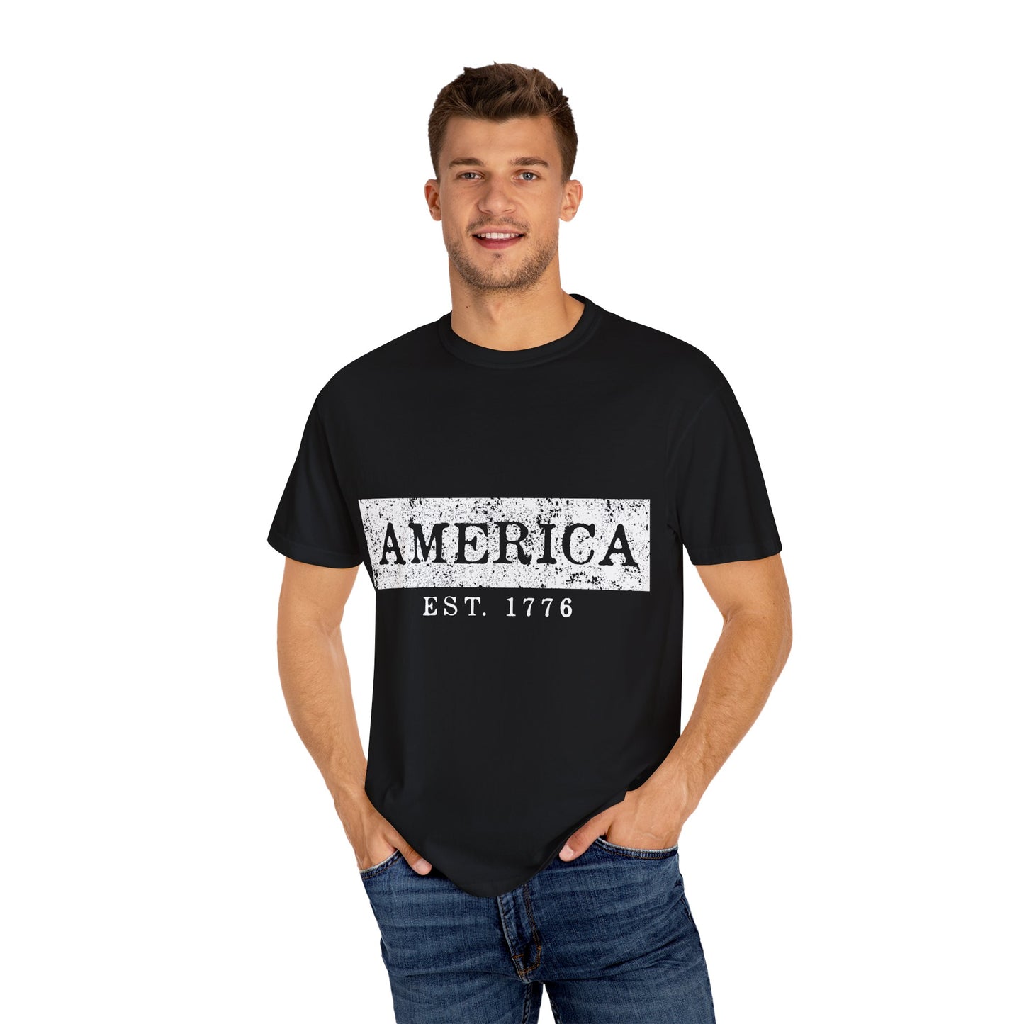 Vintage America T-Shirt - Unisex Comfort Tee, Independence Day Apparel, 4th of July Gift, Casual Wear, American Pride
