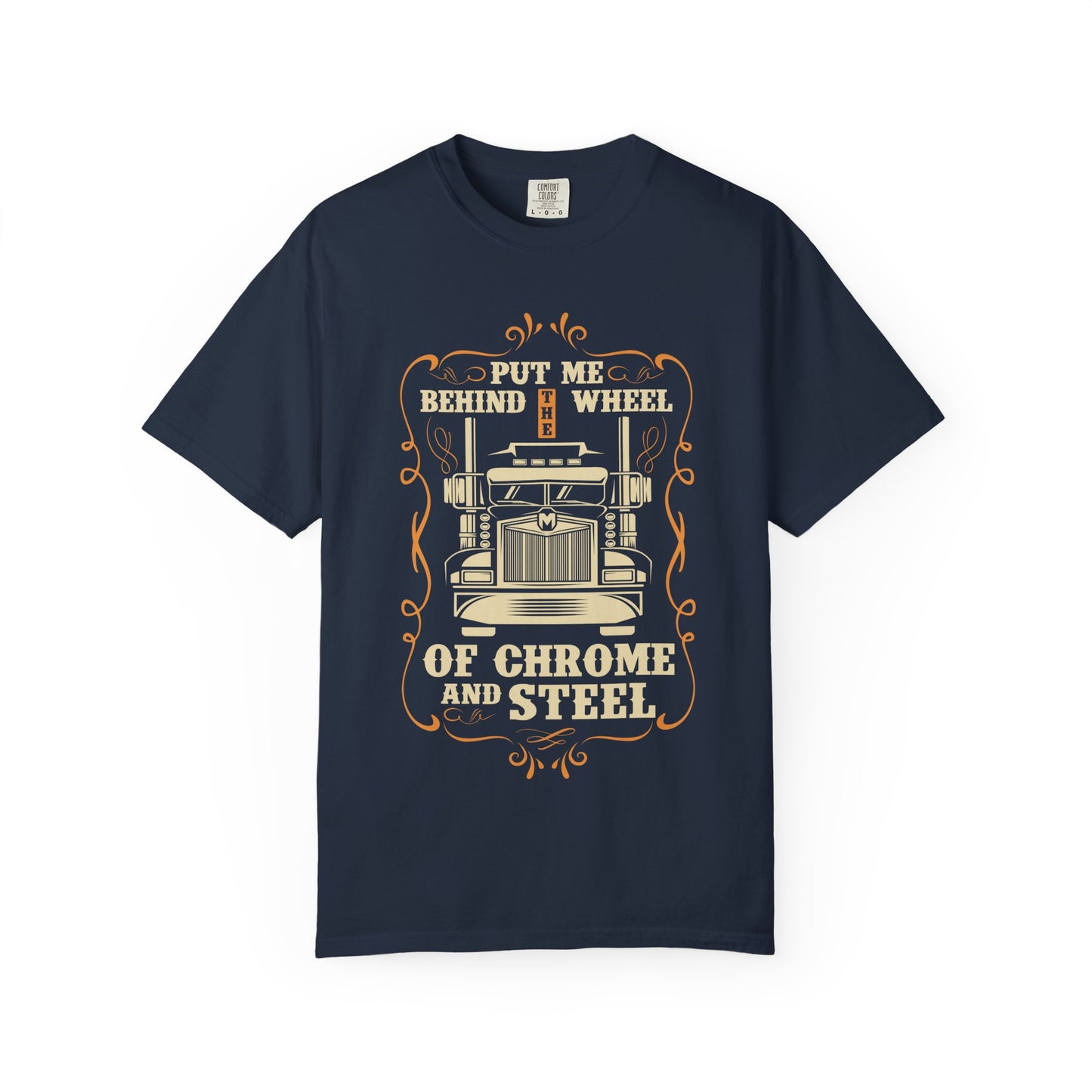 Chrome and Steel Unisex T-Shirt, Great for Car Lovers, Gift for Mechanics, Automotive Enthusiasts, Father's Day, Vintage Style Tee