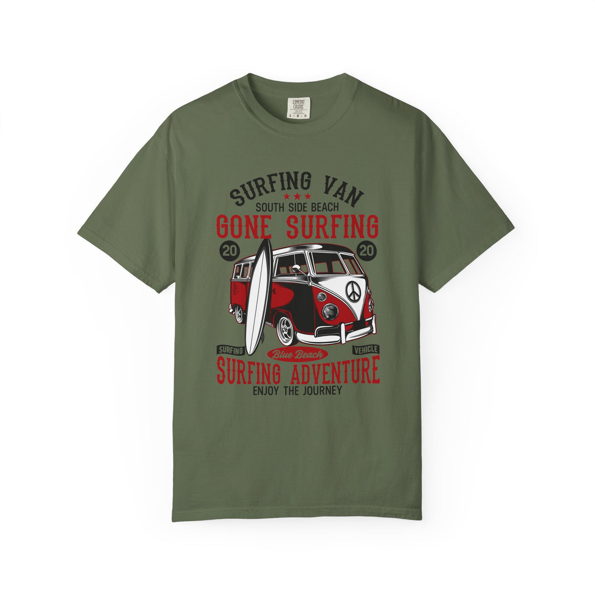 Surfing Adventure T-Shirt, Retro Surf Tee, Beach Lover Gift, Summer Apparel, Casual Everyday Wear, Unisex Surfing Shirt