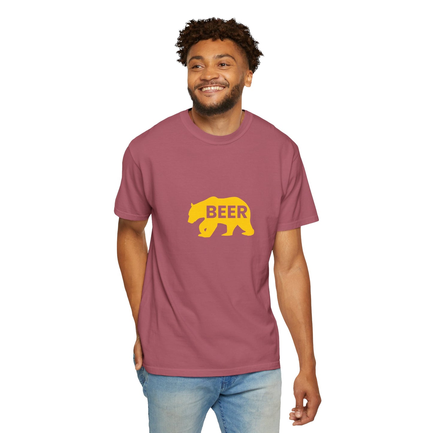 Beer Bear T-Shirt – Minimal Bold Statement