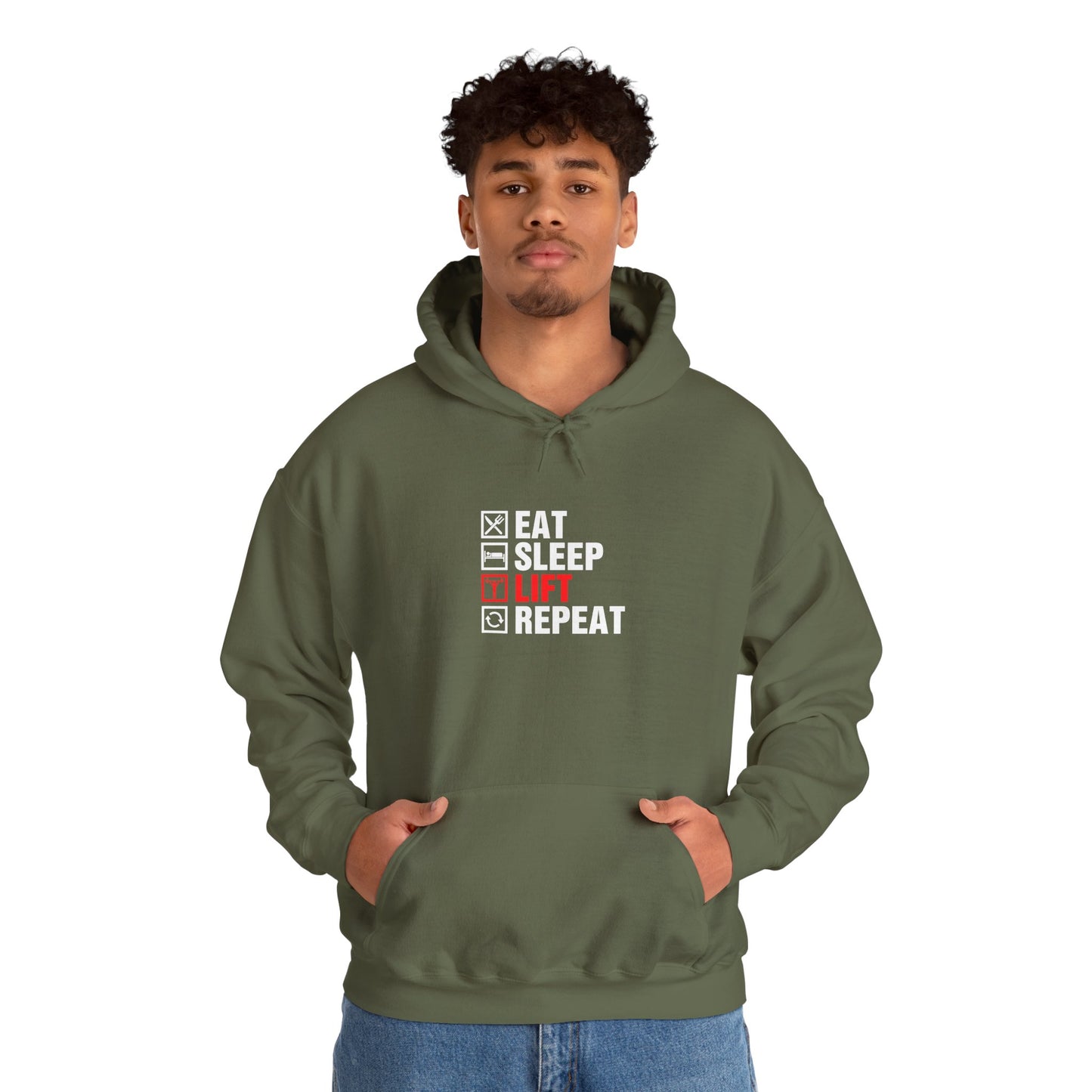 Eat Sleep Lift Repeat Hoodie