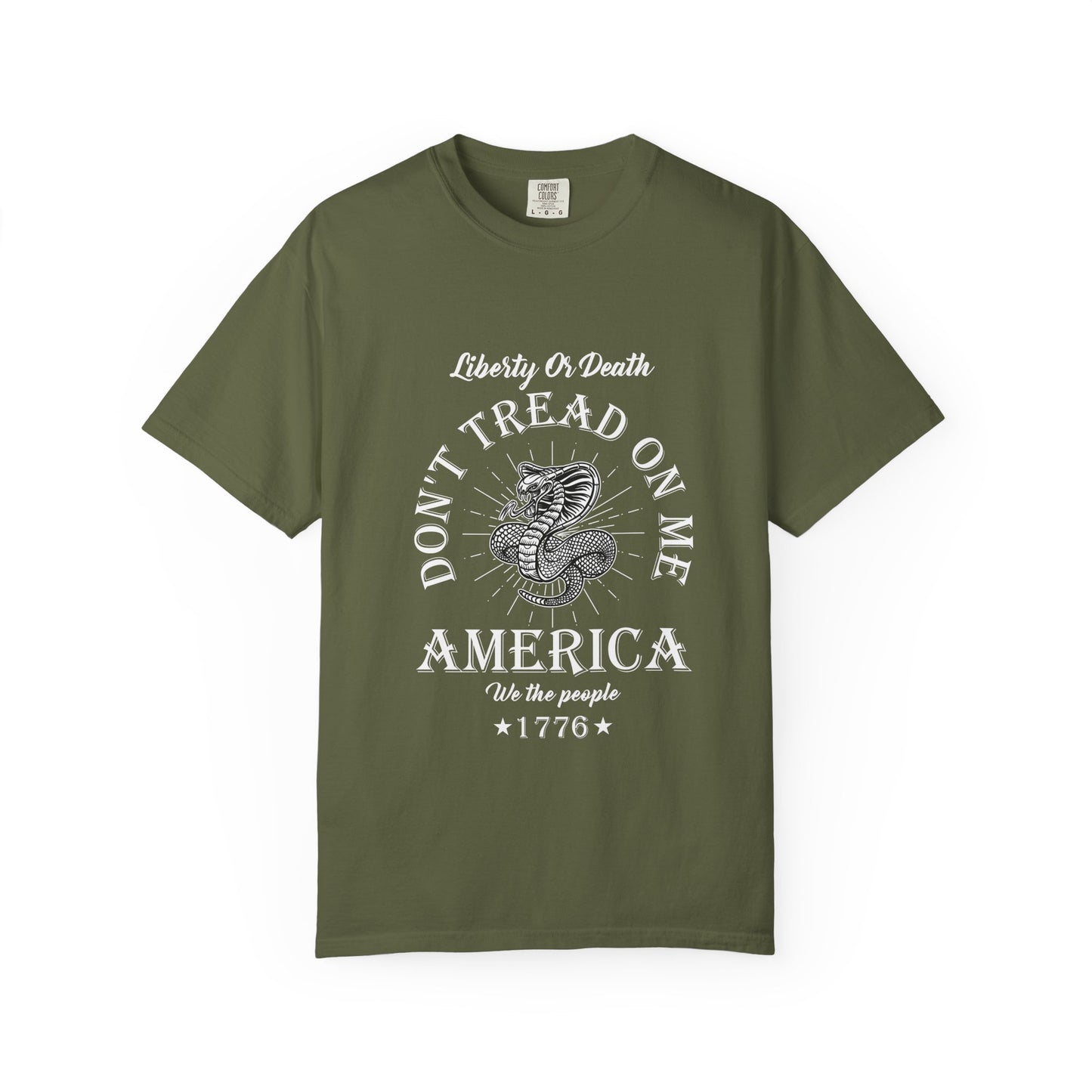 Patriotic Graphic T-Shirt, Freedom Tee, Don't Tread on Me Shirt, Casual Independence Day Apparel, Vintage Style Unisex Top