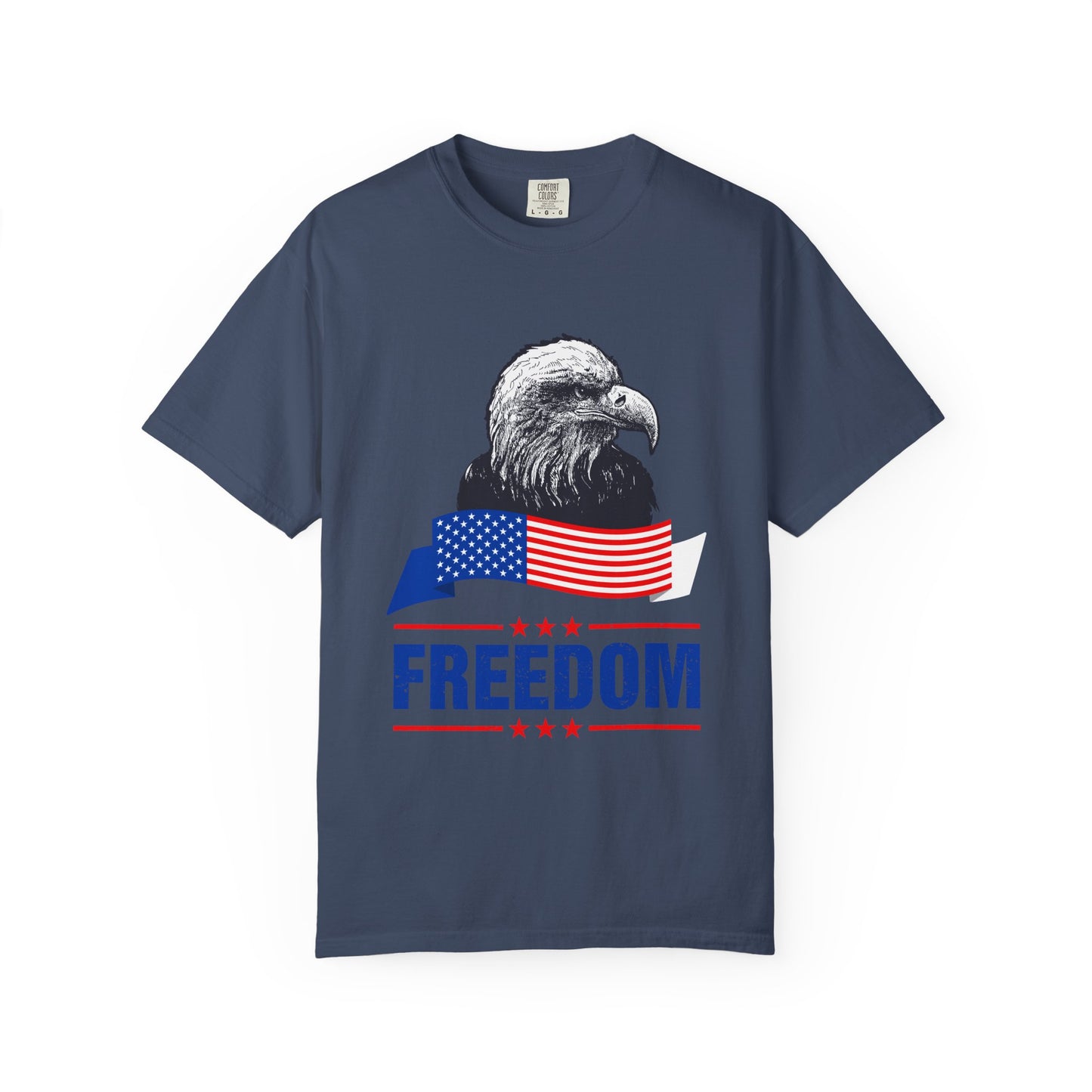Freedom Eagle T-Shirt, Patriotic T-Shirt, Unisex Tee, Eagle Shirt, Gift for Independence Day, USA T-Shirt