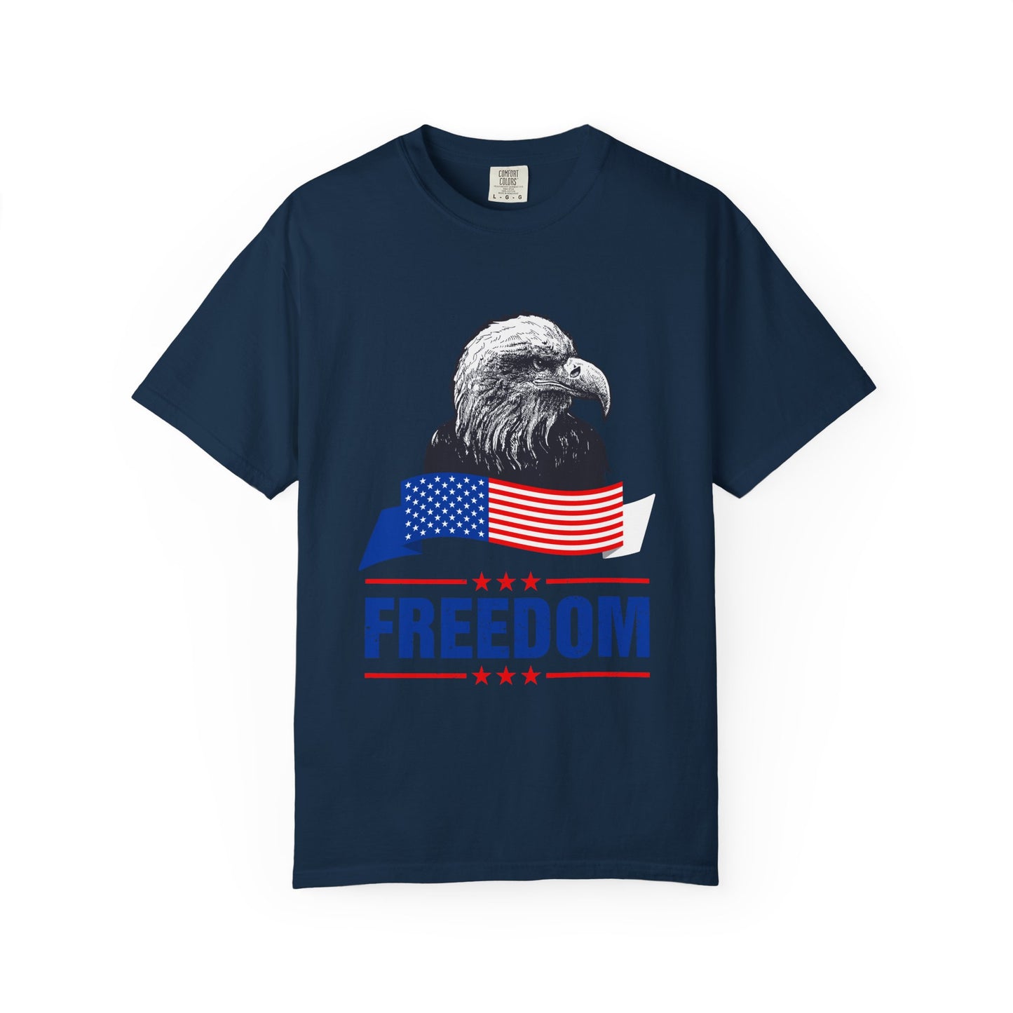Freedom Eagle T-Shirt, Patriotic T-Shirt, Unisex Tee, Eagle Shirt, Gift for Independence Day, USA T-Shirt