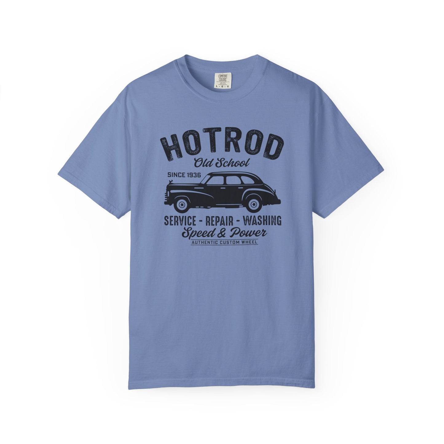 Vintage Hot Rod T-Shirt, Unisex Garment-Dyed Tee, Car Enthusiast Apparel, Retro Vehicle Shirt, Classic Car Lover Gift