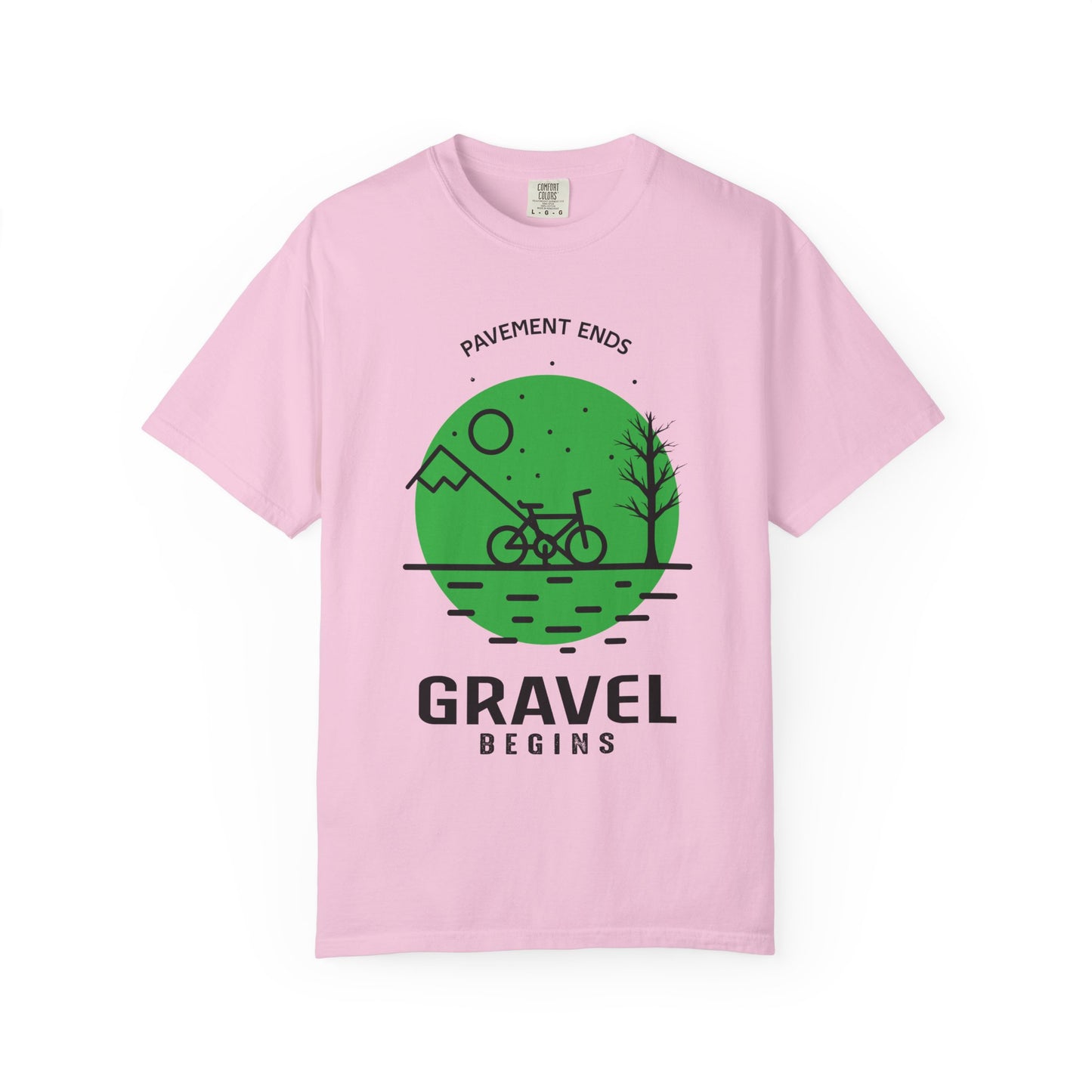 Adventurous Gravel Cycling T-shirt | Unisex Garment-Dyed Tee | Outdoor Fun | Cycling Gift | Adventure Apparel | Eco-Friendly Fashion