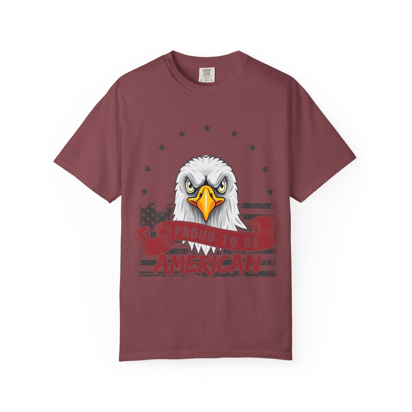 Proud to be American T-Shirt, Patriotic Tee, Unisex Casual Wear, Fourth of July Gift, Eagle Graphic Shirt, Independence Day Apparel