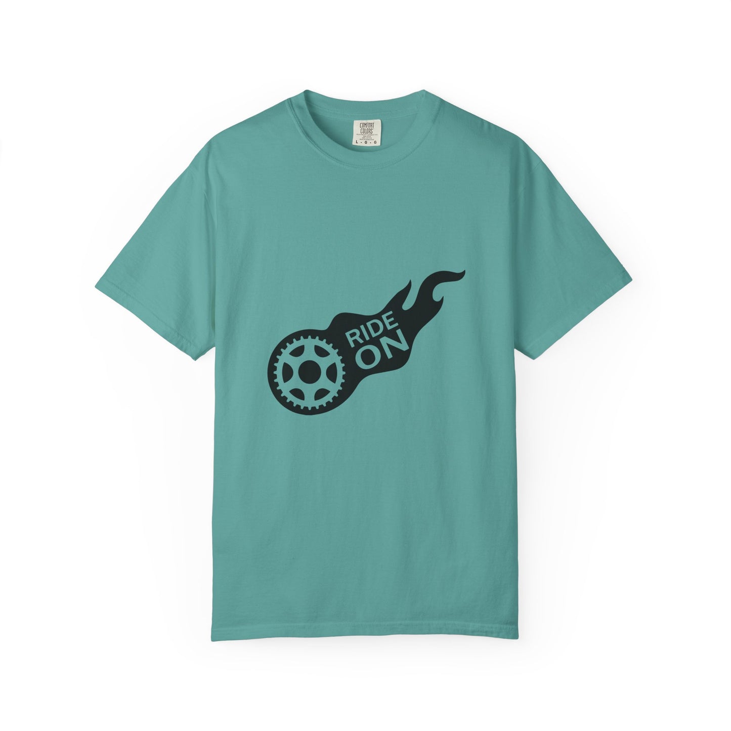 Ride On T-Shirt | Unisex Garment-Dyed Tee | Perfect for Bikers, Casual Outings, Birthdays, or Gifts | Cool Graphic Tee