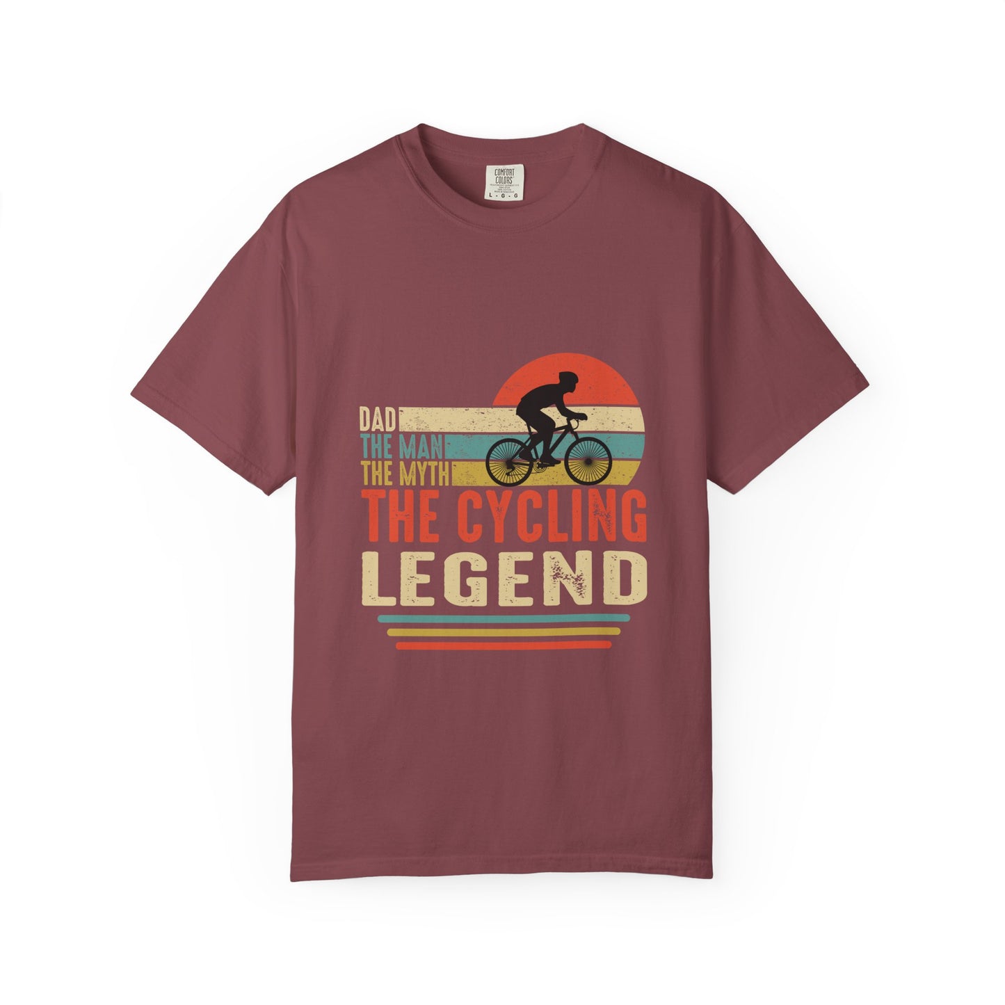 Cycling Legend T-Shirt for Dads, Fun Gift for Father's Day, Casual Wear for Cycling Enthusiasts, Unique Cycling Shirt, Men's Graphic Tee
