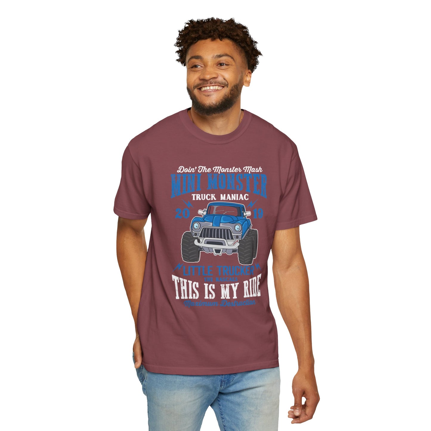 Monster Truck Lover T-Shirt, Gift for Truck Enthusiasts, Unisex Graphic Tee, Kids & Adults, Perfect for Birthdays & Celebrations