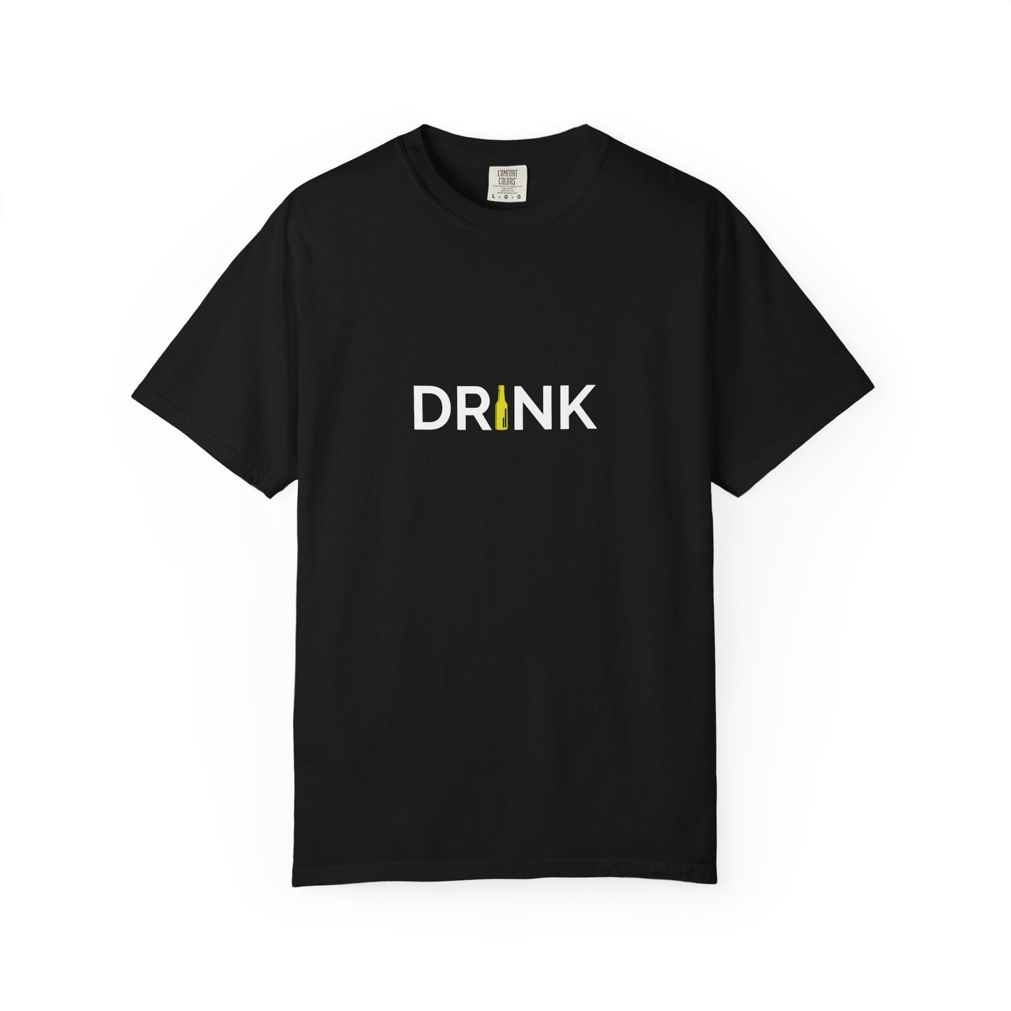 DRINK Minimalist Beer Bottle Tee β Clean Design, Loud Message