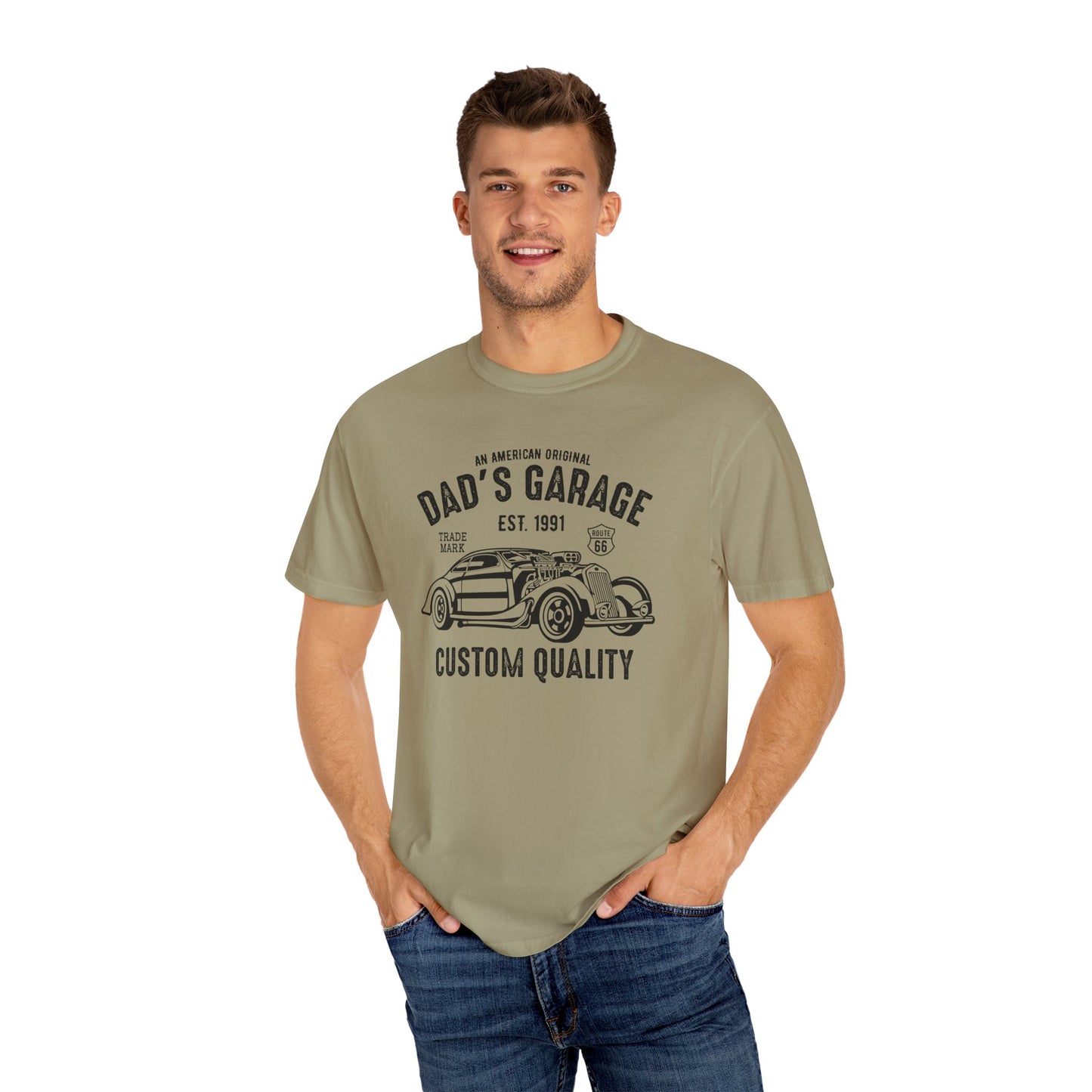 Vintage Dad's Garage T-Shirt, Gift for Car Enthusiasts, Father's Day Tee, Unisex Graphic Tee, Custom Quality Shirt, Casual Wear